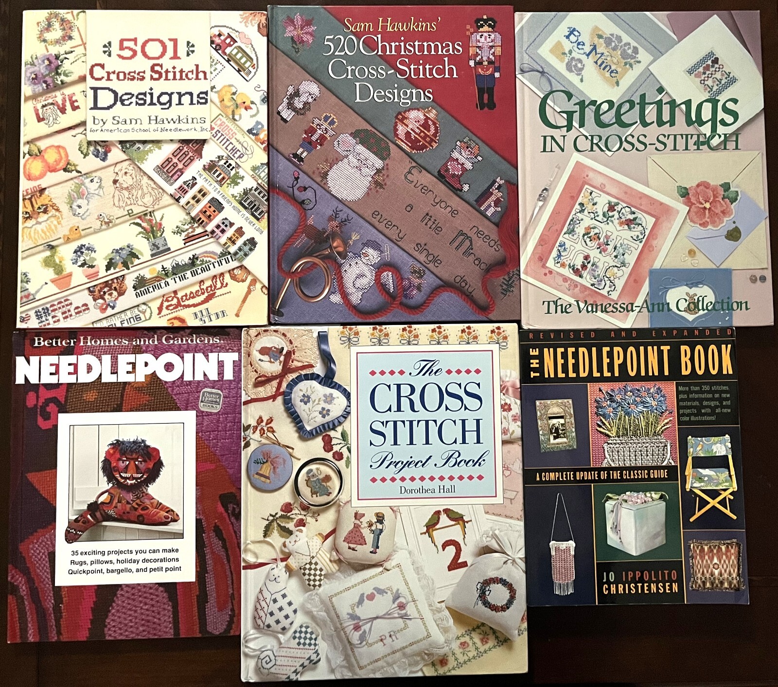 CROSS STITCH / NEEDLEPOINT BOOKS – YOU PICK – Techniques, Patterns, Instructions