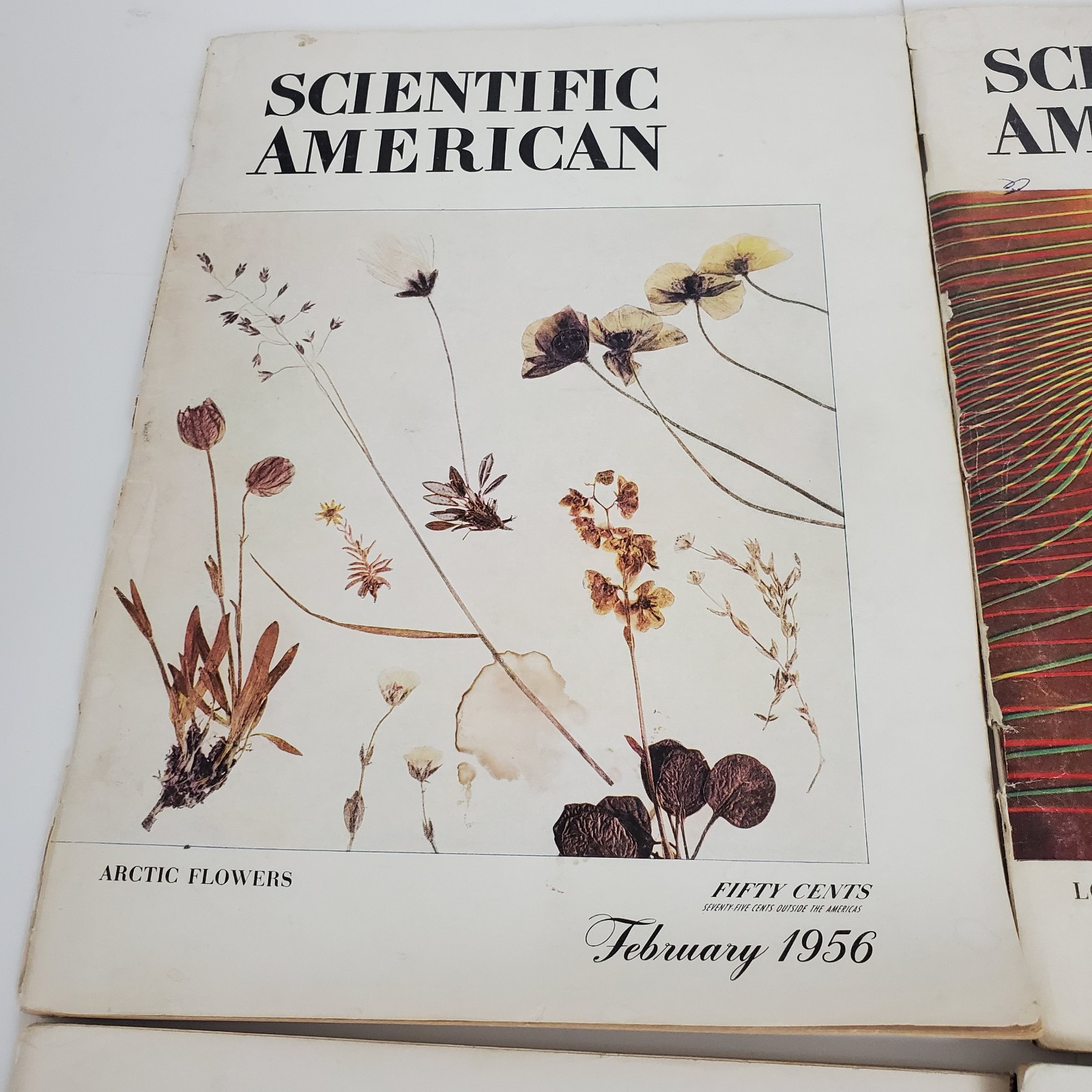 Scientific American Magazine lot of 6 Vintage Issues 1956 – 1957