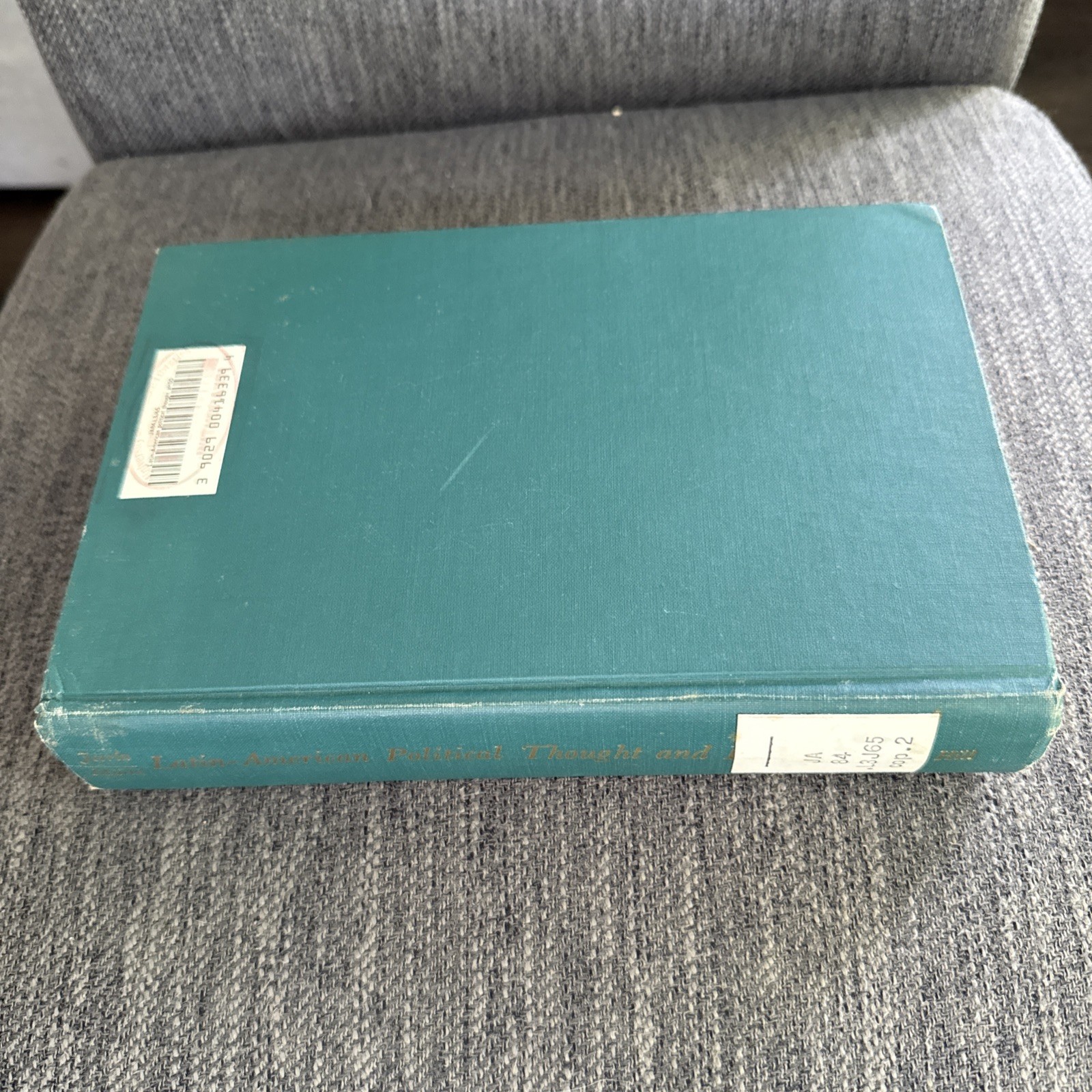 Latin American Political Thought and Ideology Miguel Jorrín 1970 HC exlib No DJ