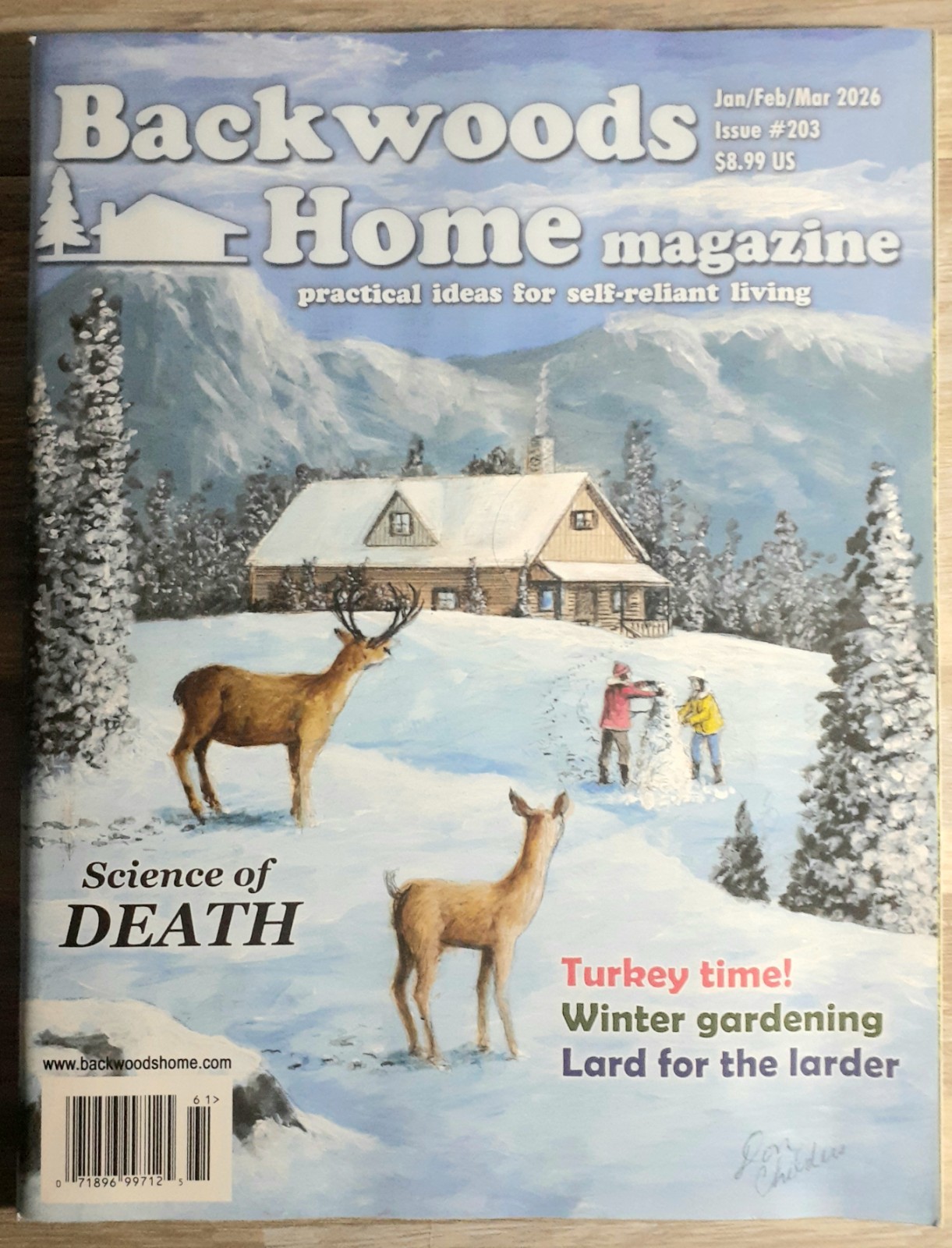 Backwoods Home/Self Reliance Homestead Magazine Lot (9) Complete 2025 & (1) 2026