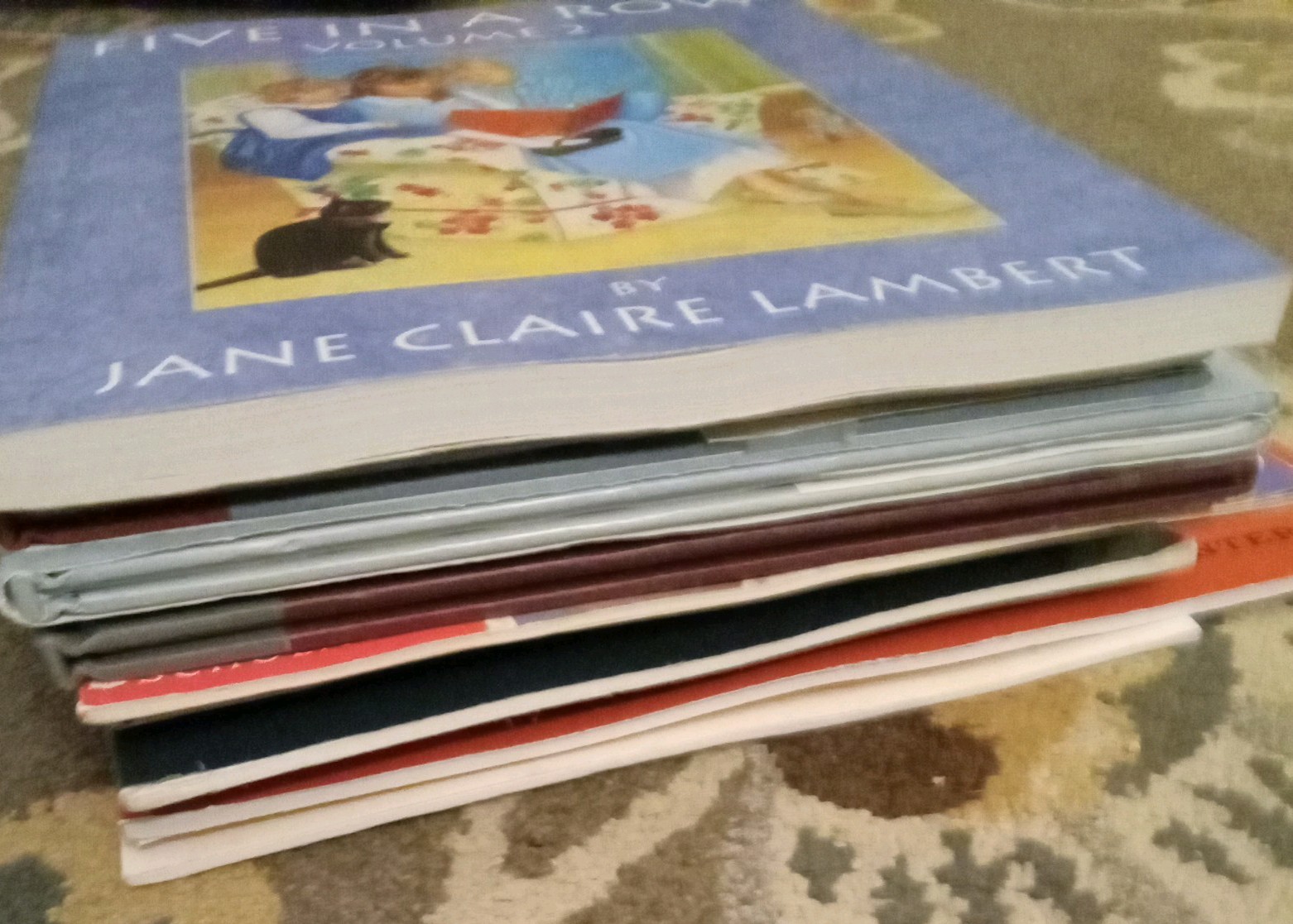 FIVE IN A ROW Volume 2/Bible Study Guide Jane Lambert & 14 Accompanying Book lot