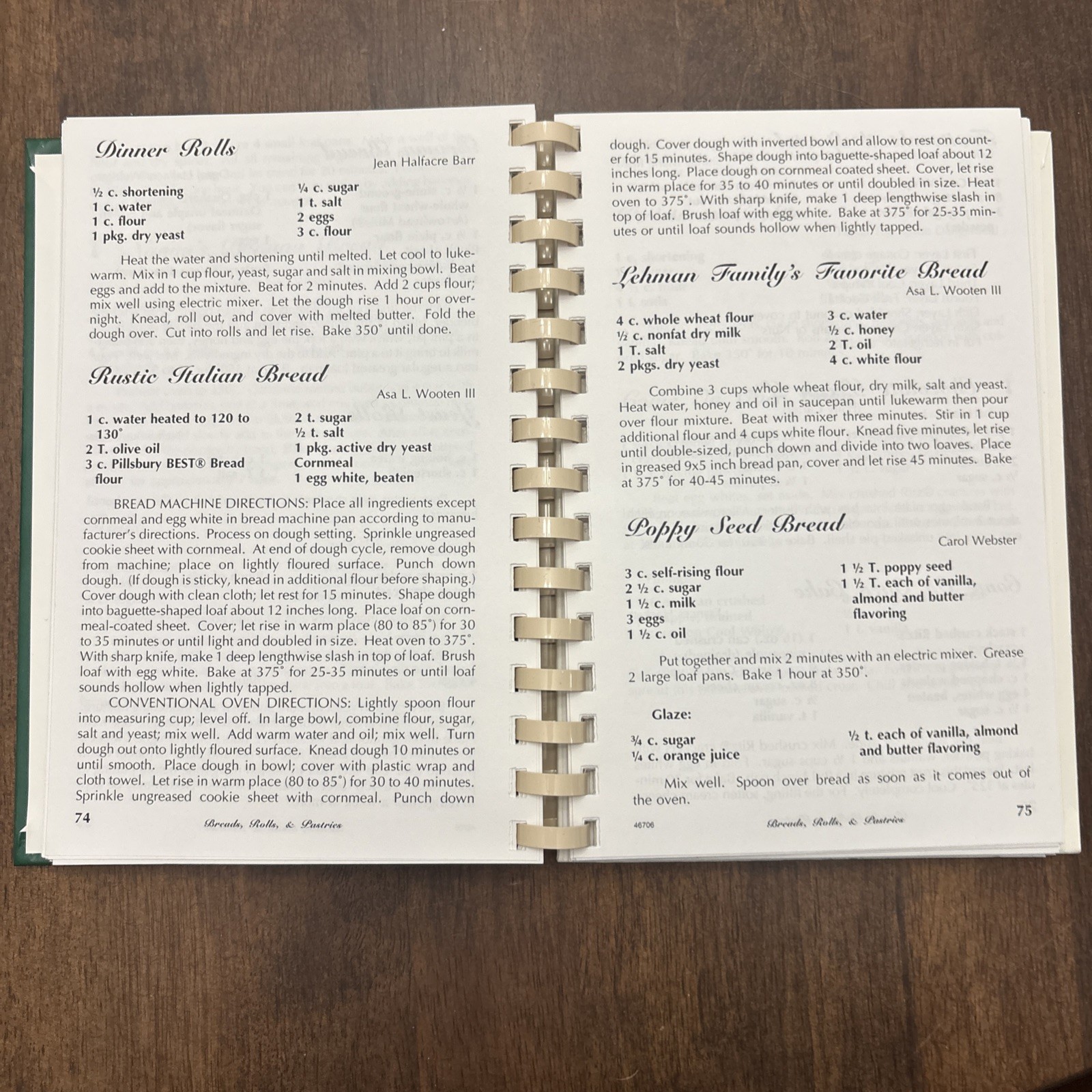 Cookbook Historical Recipes of Granville Tennessee TN Recipes 144 Pages
