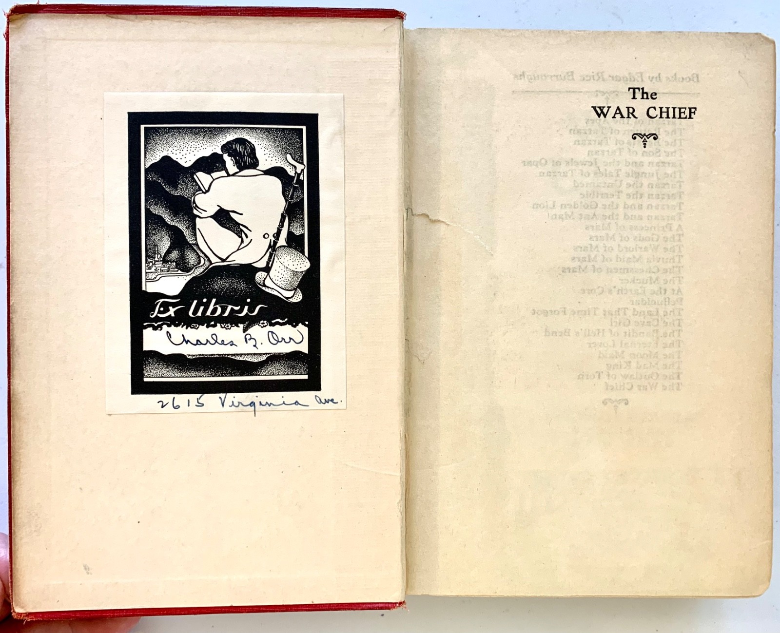 Two EDGAR RICE BURROUGHS Western Novels – Grosset & Dunlap 1st reprint editions