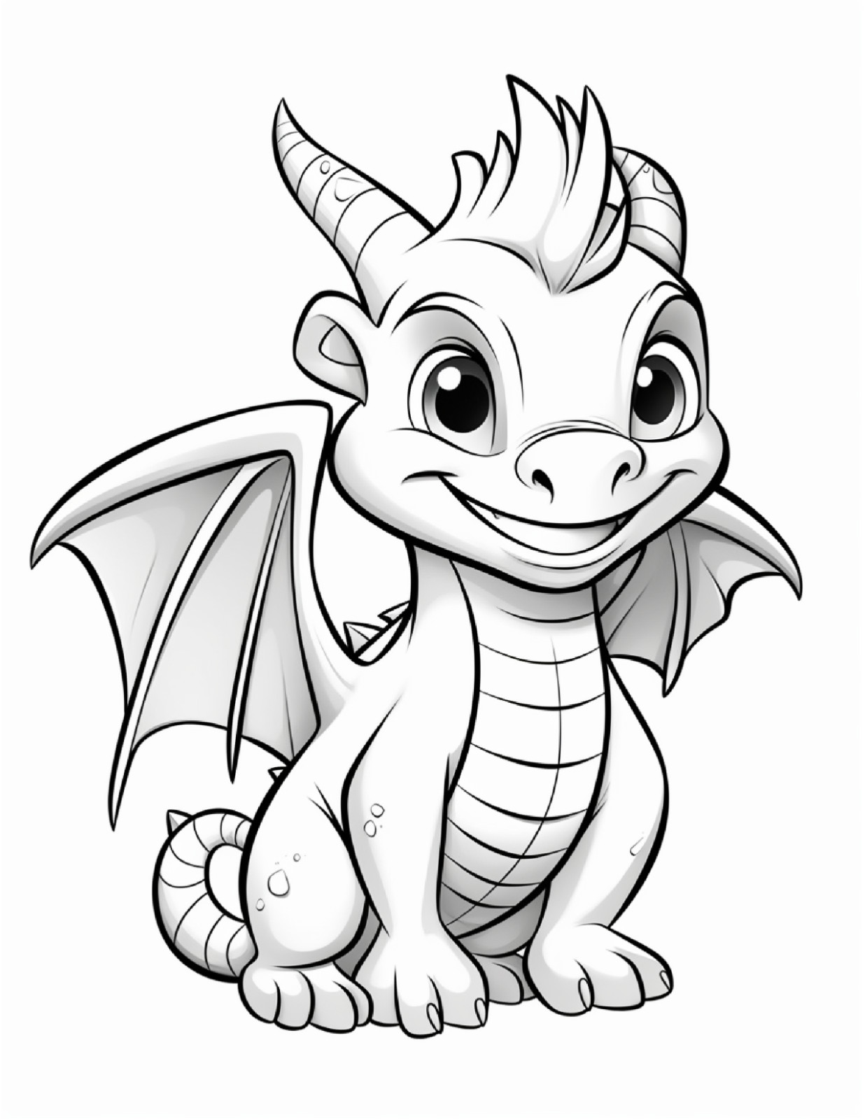 Baby Dragons Coloringbook geat fun for everone and all ages