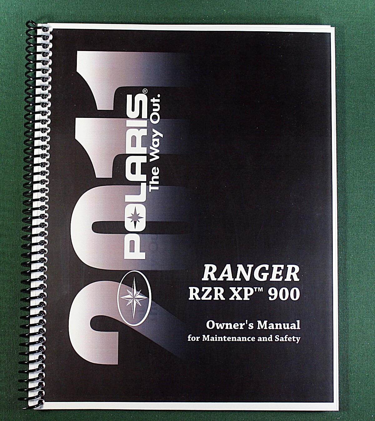 2011 Polaris Ranger RZR XP 900 Owner’s Manual: 135 Pages & Protective Covers!