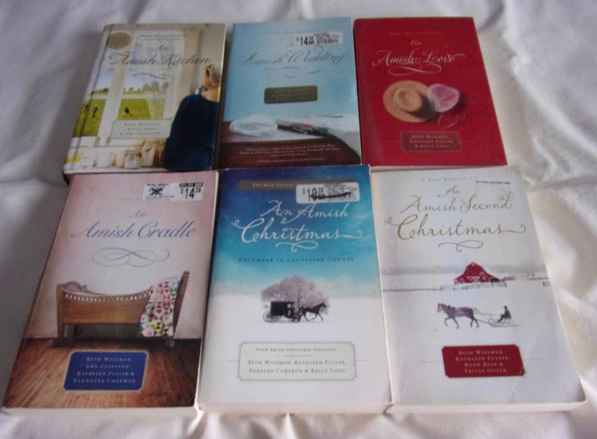 Set of 6 Amish multi-story novellas (21 stories) by Beth Wiseman, Ruth Reid+