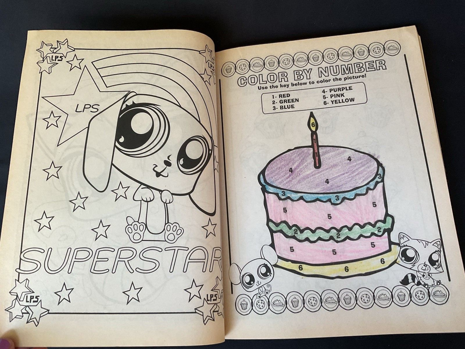 Littlest Pet Shop Coloring & Activity Book 228 Pages 2009 Hasbro Games Mazes