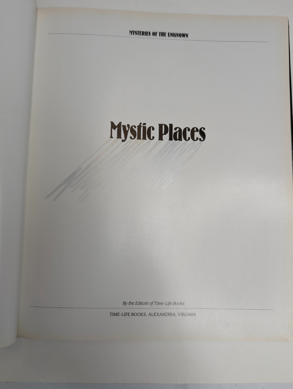 1987 Mystic Places Mysteries of the Unknown Time-Life Book Atlantis Pyramids Vtg
