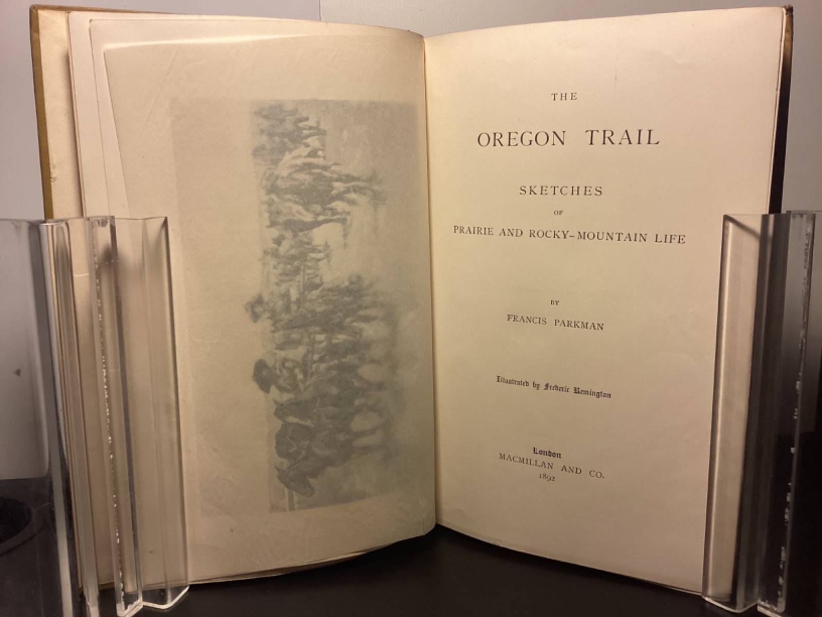 1892 The Oregon Trail – Francis Parkman – With Frederic Remington Illustrations