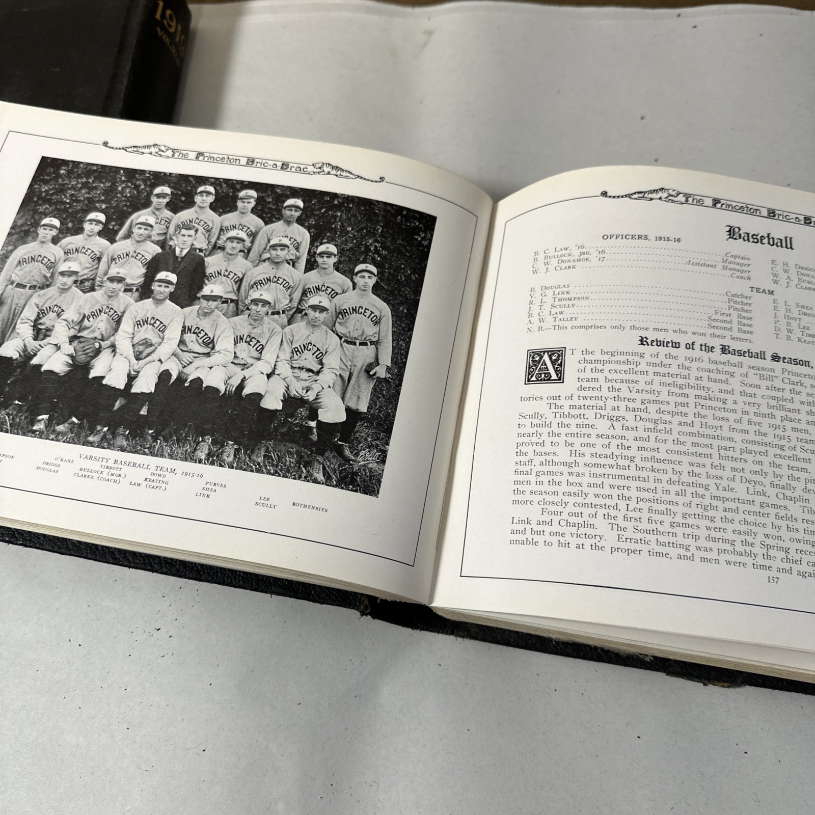 The Princeton Bric A Brac 1918 & 1919 Yearbook F Scott Fitzgerald Gatsby Rare