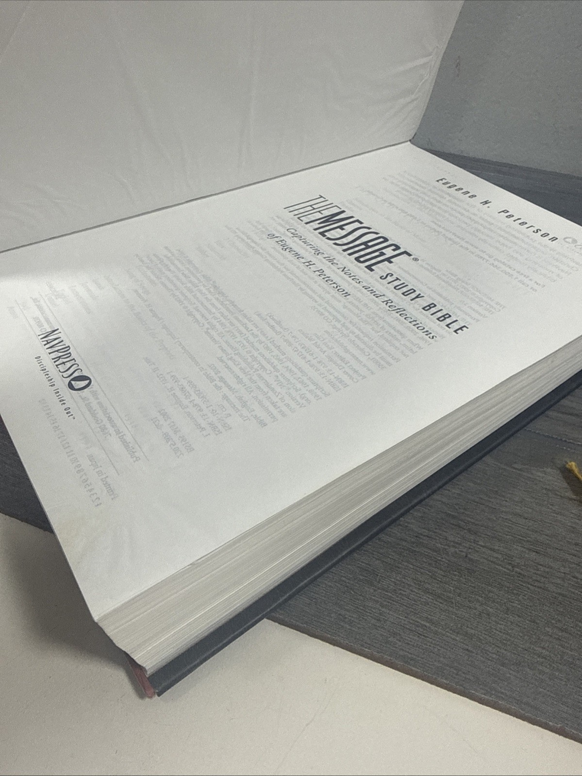 The Message Study Bible: Capturing the Notes and Reflections of Eugene Peterson