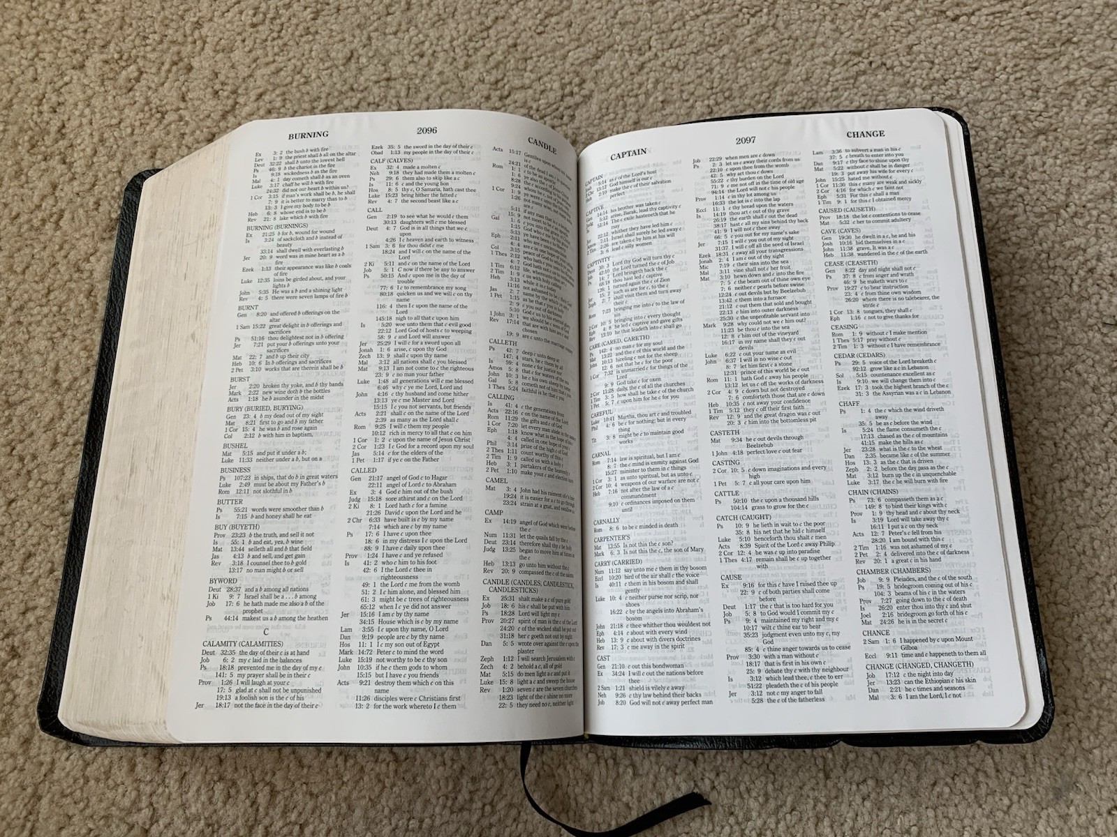 KJV and Amplified (AMPC) Side-by-Side Bible Large Print Bonded Leather Zondervan