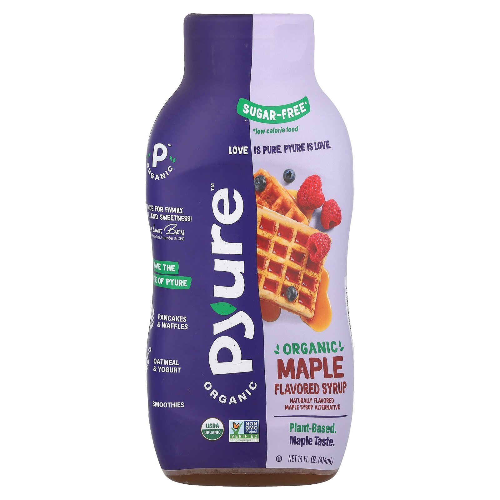 Organic Maple Flavored Syrup, 14 fl oz (414 ml)