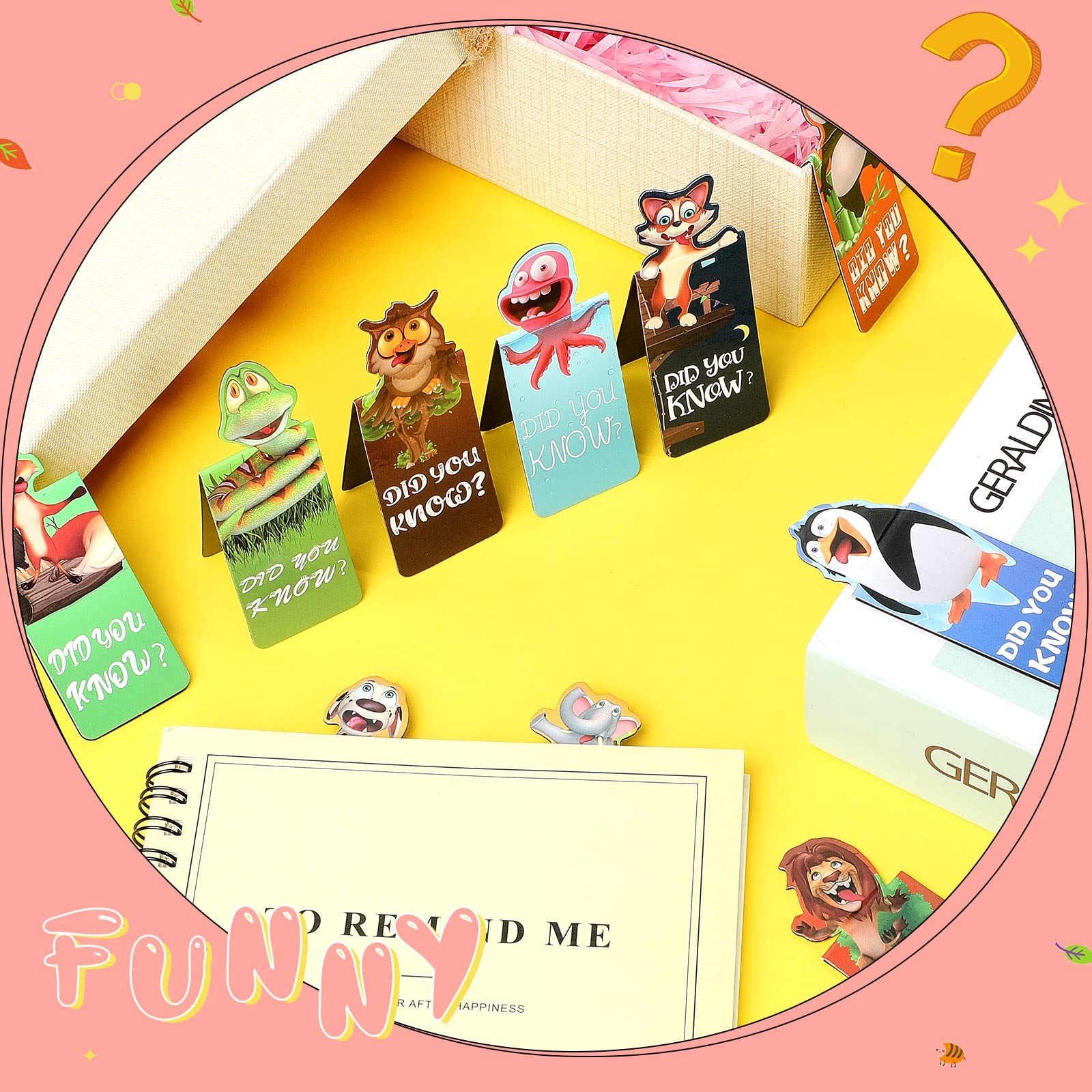 Sepamoon 12 Pcs Animal Magnetic 6 x 3 cm / 2.36 x 1.18 inches, Style