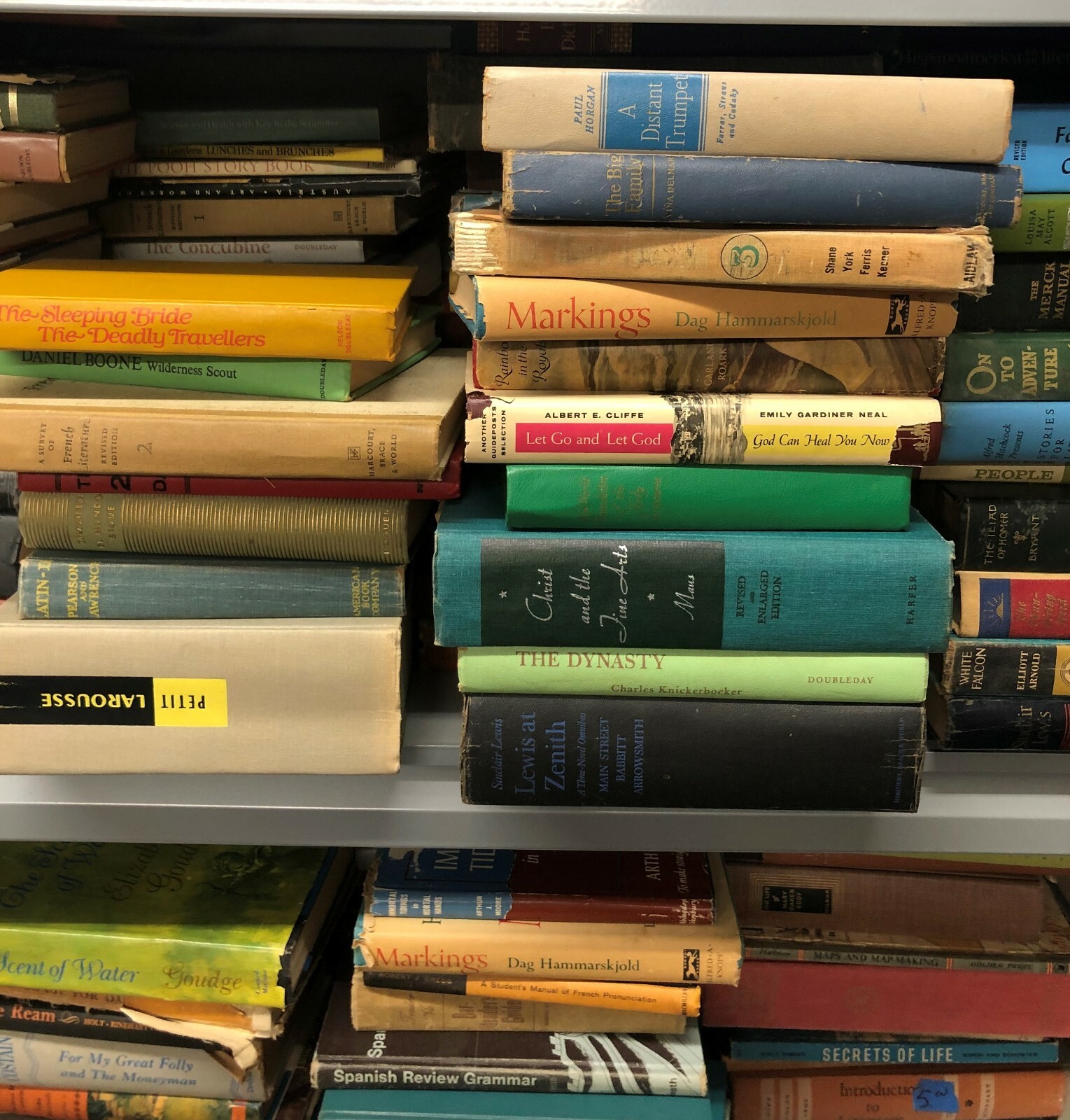 Lot of 10 Vintage Antique Rare Old Decor Hardcover Books – Mixed Color – Random