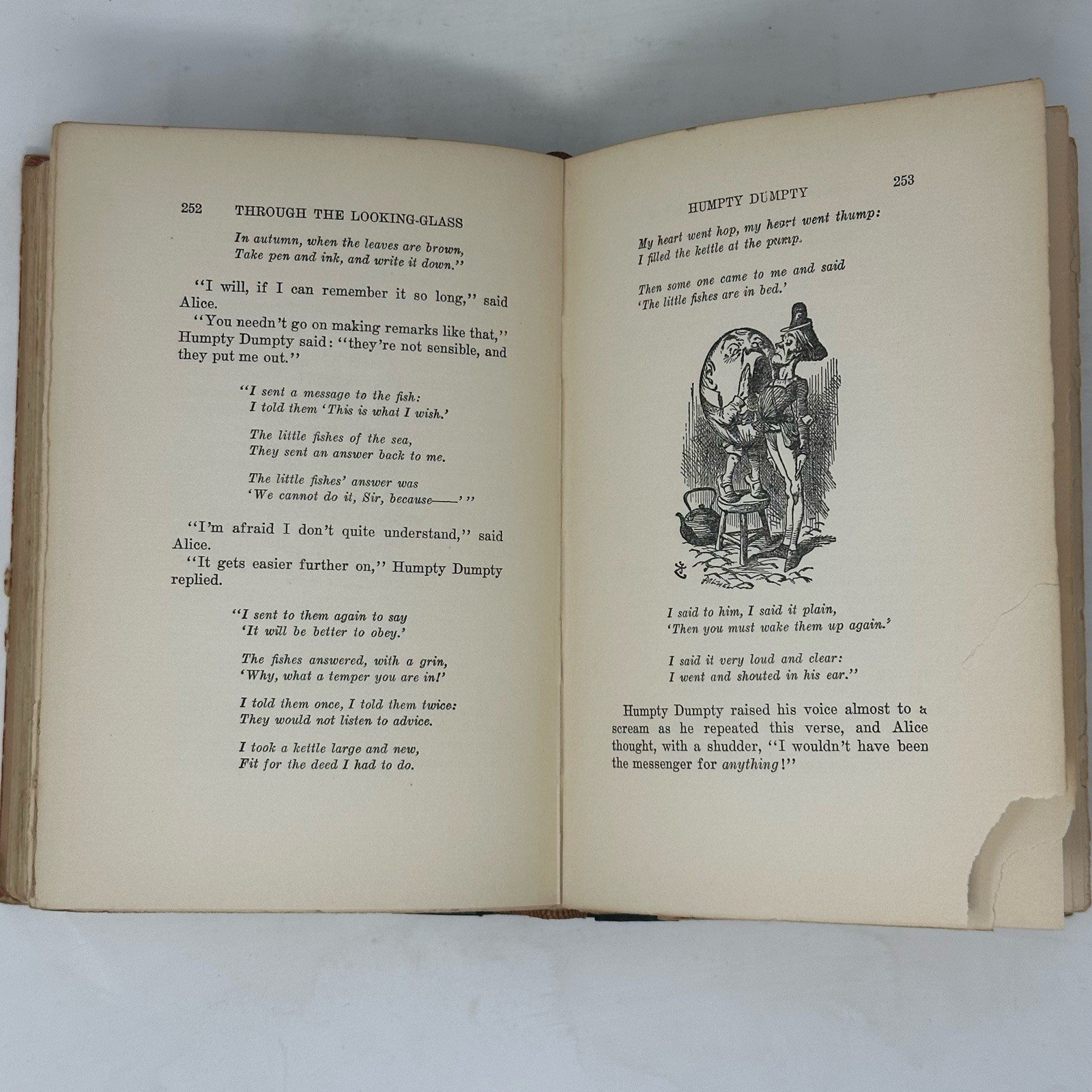 Alice’s Adventures in Wonderland Through the Looking-Glass Snark 1925 HC
