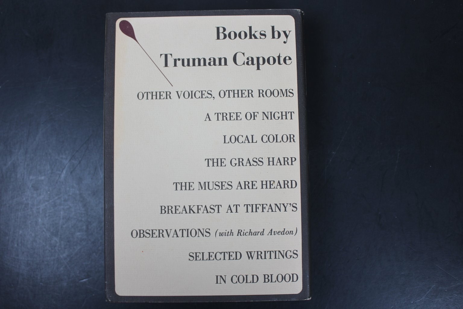 In Cold Blood Truman Capote 1965 First Ed, First Printing True Crime Random ~VG