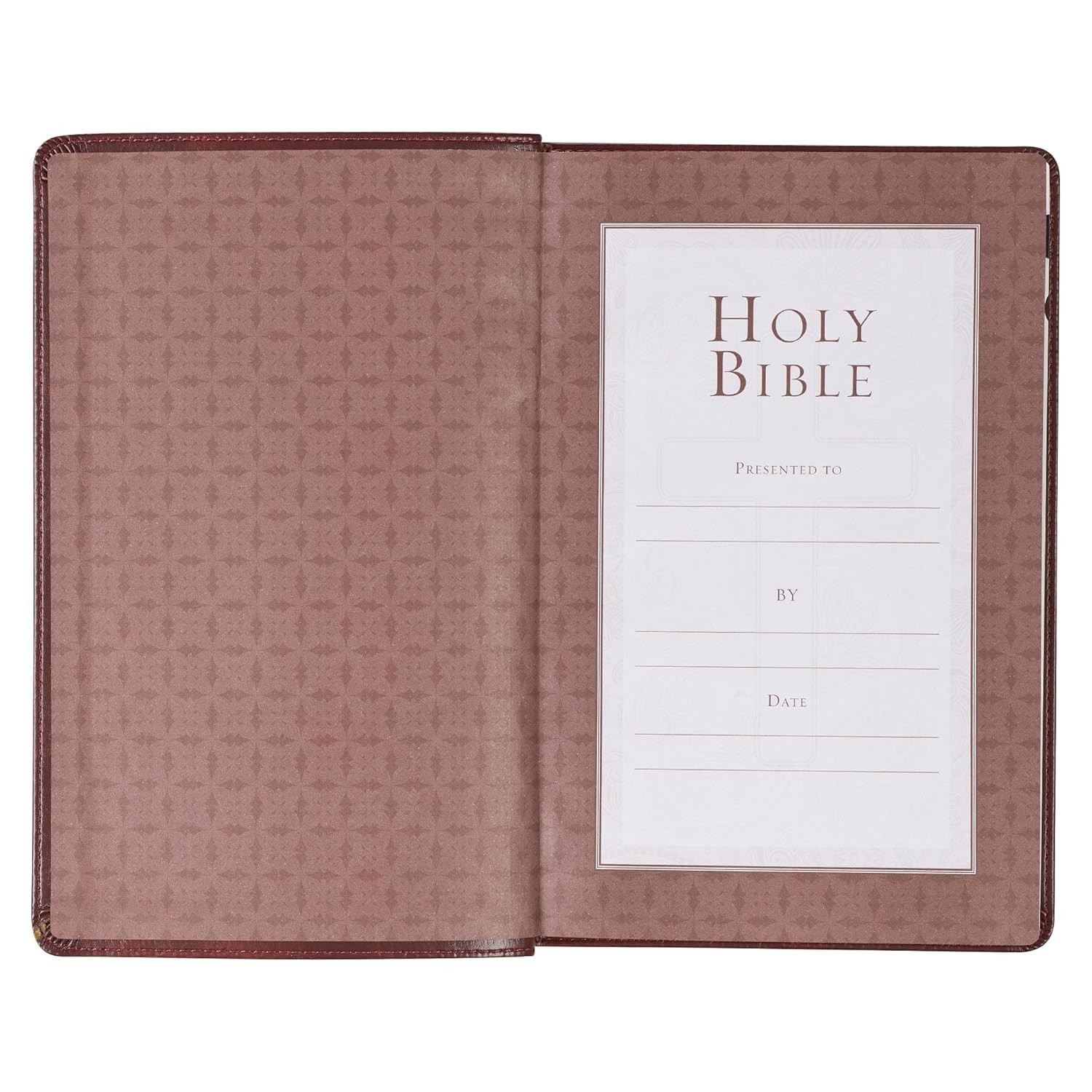 The Holy Bible Kings James Version Bible Thumb Indexed Red Letter / Brown NEW***