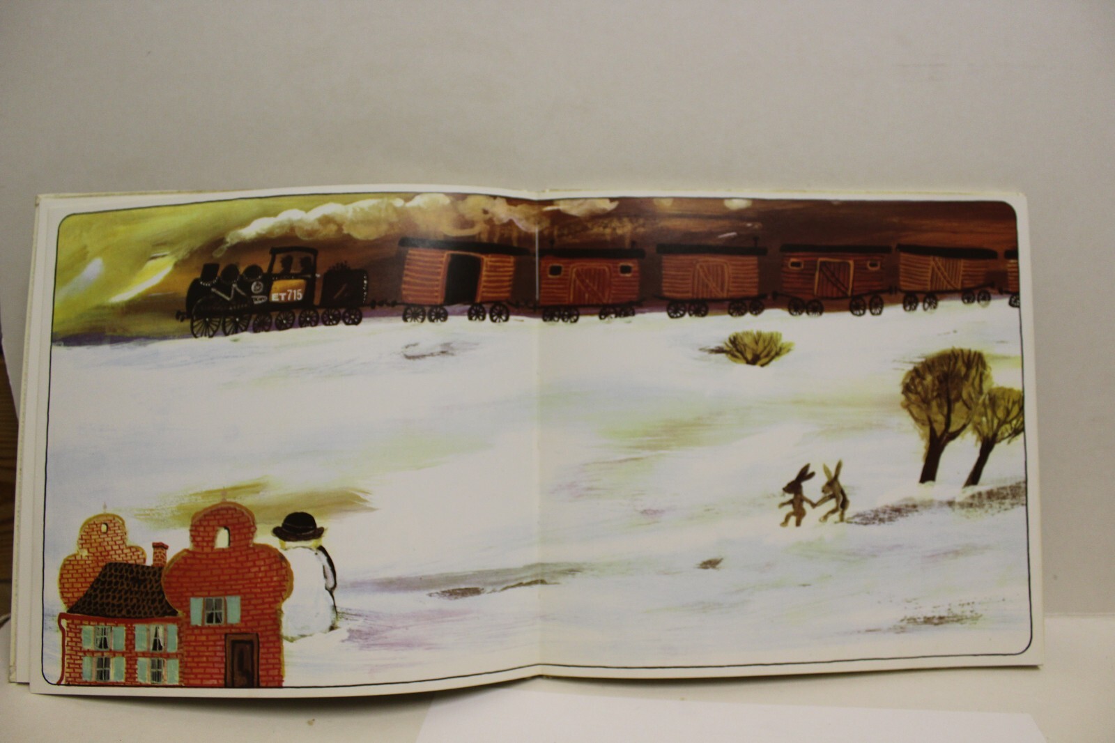 Janosch Oh Dear, Snowman Hardback 26×27.5cm 1976