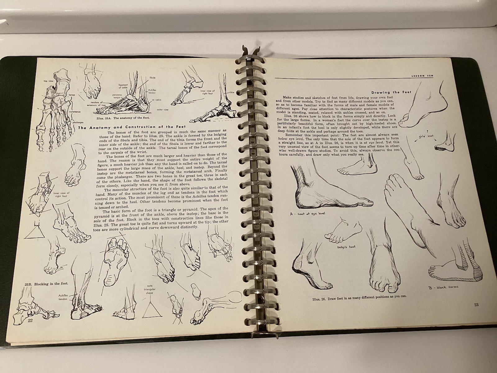 Washington School Art Blinder Lessons *1961 & 1958 Books Set College Classes Set