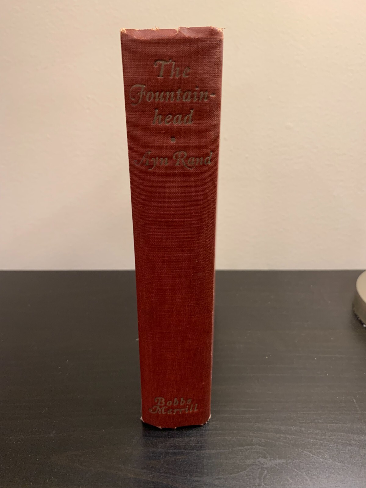The Fountainhead by Ayn Rand (1943) Early Printing First Edition Hardcover Novel