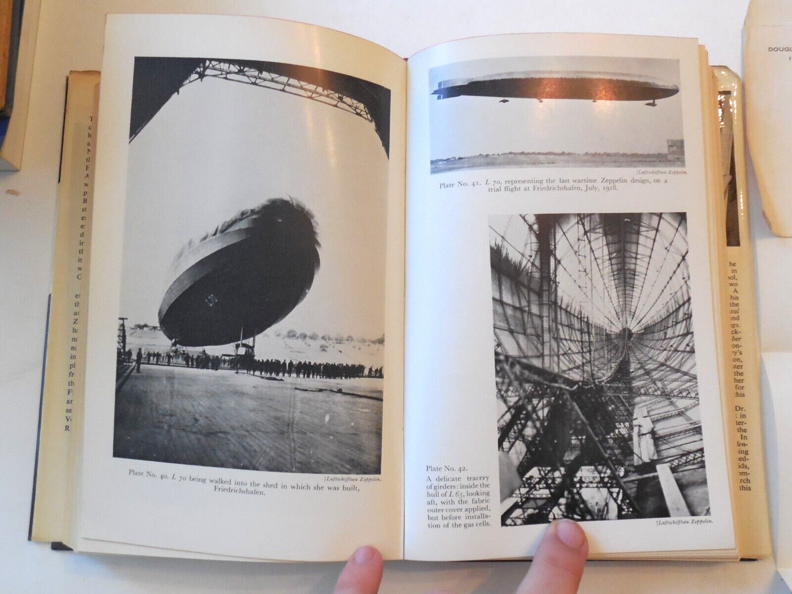 1962 The Zeppelin In Combat by Douglas Robinson HB w/ Signed Letter from Author