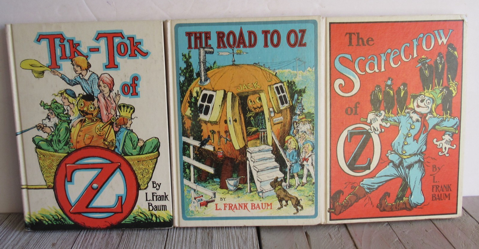 Vtg Lot 14 Wizard of Oz Books 1956 Hardcover White Book Set Baum Reilly & Lee