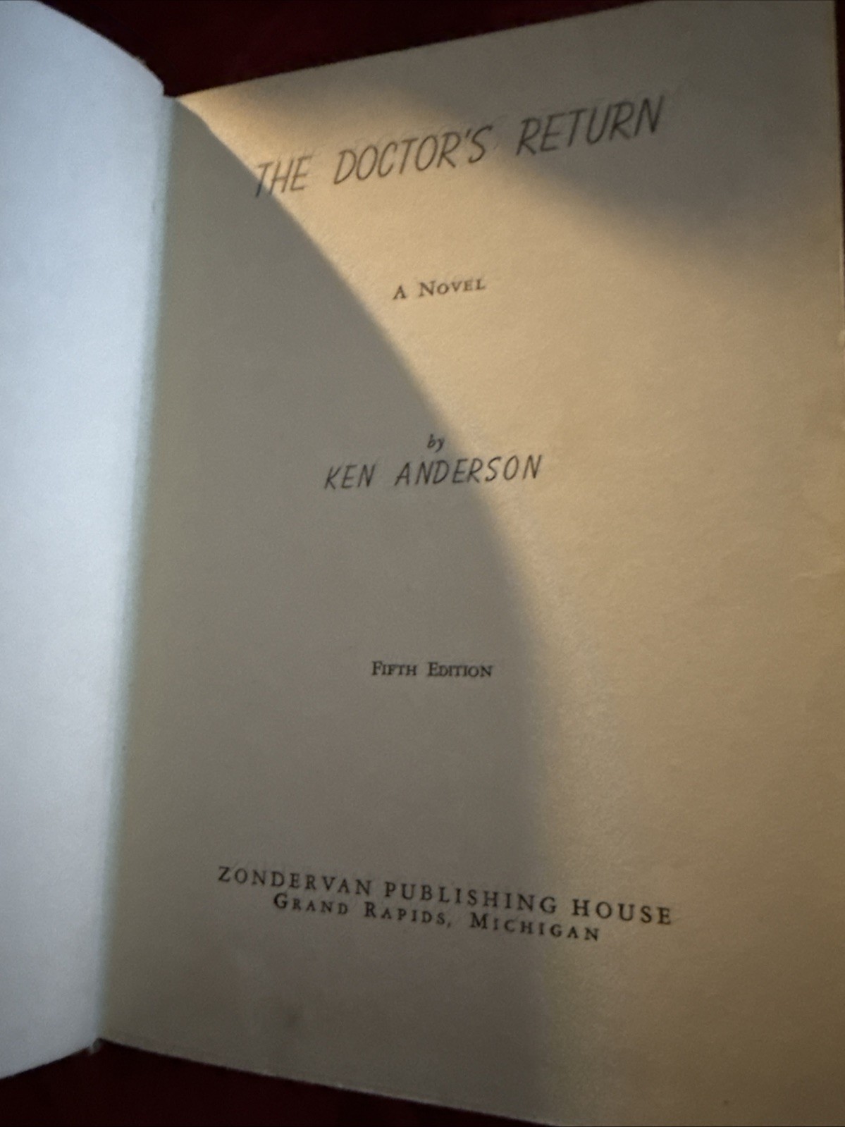 The Doctor’s Return by Ken Anderson Book