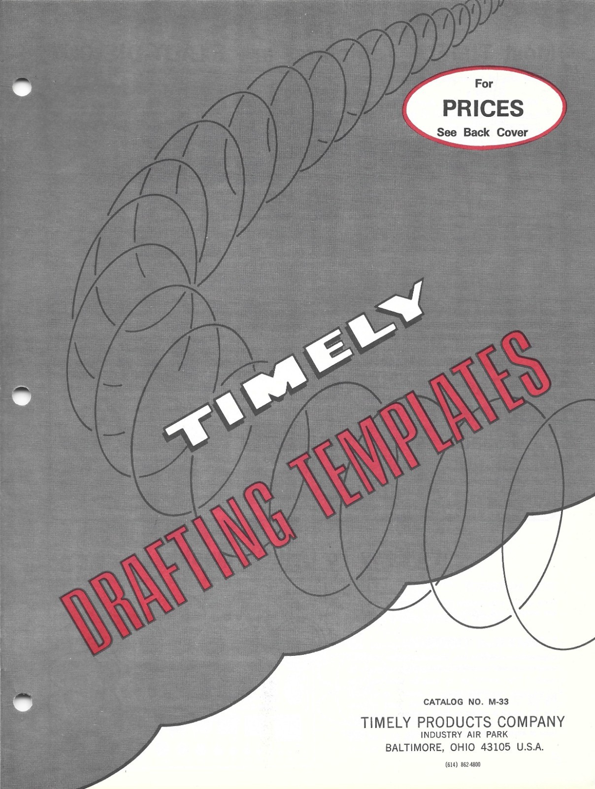 1968 ILLUSTRATORS ELLIPSE TIPS Blakeslee + 1975 TIMELY Drafting Template Catalog