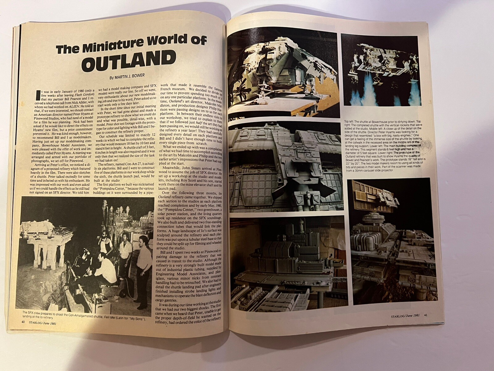 Vtg Starlog Number 47 June 1981 Superman II Christopher Reeve, Outland, Trek G+