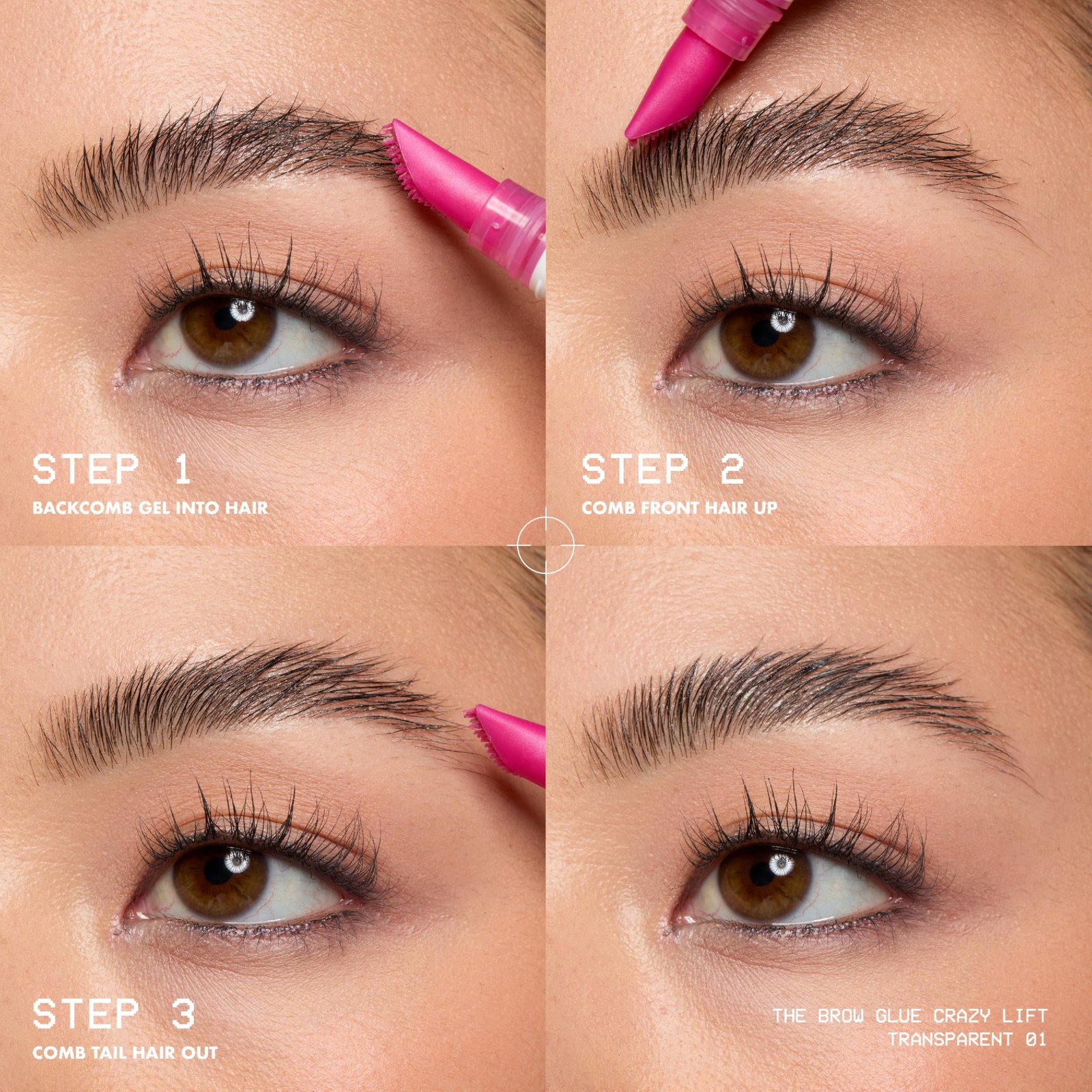 NYX PROFESSIONAL MAKEUP The Brow Glue Crazy 0.23 Fl Oz (Pack of 1), Clear