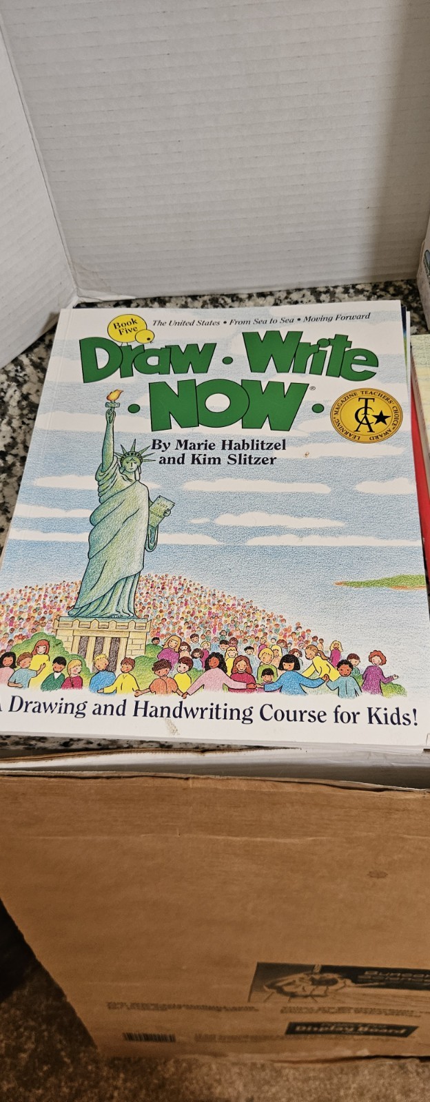 Draw Write Now Set Of 8 Unused Books W/Instructions In Taped Box Great Condition