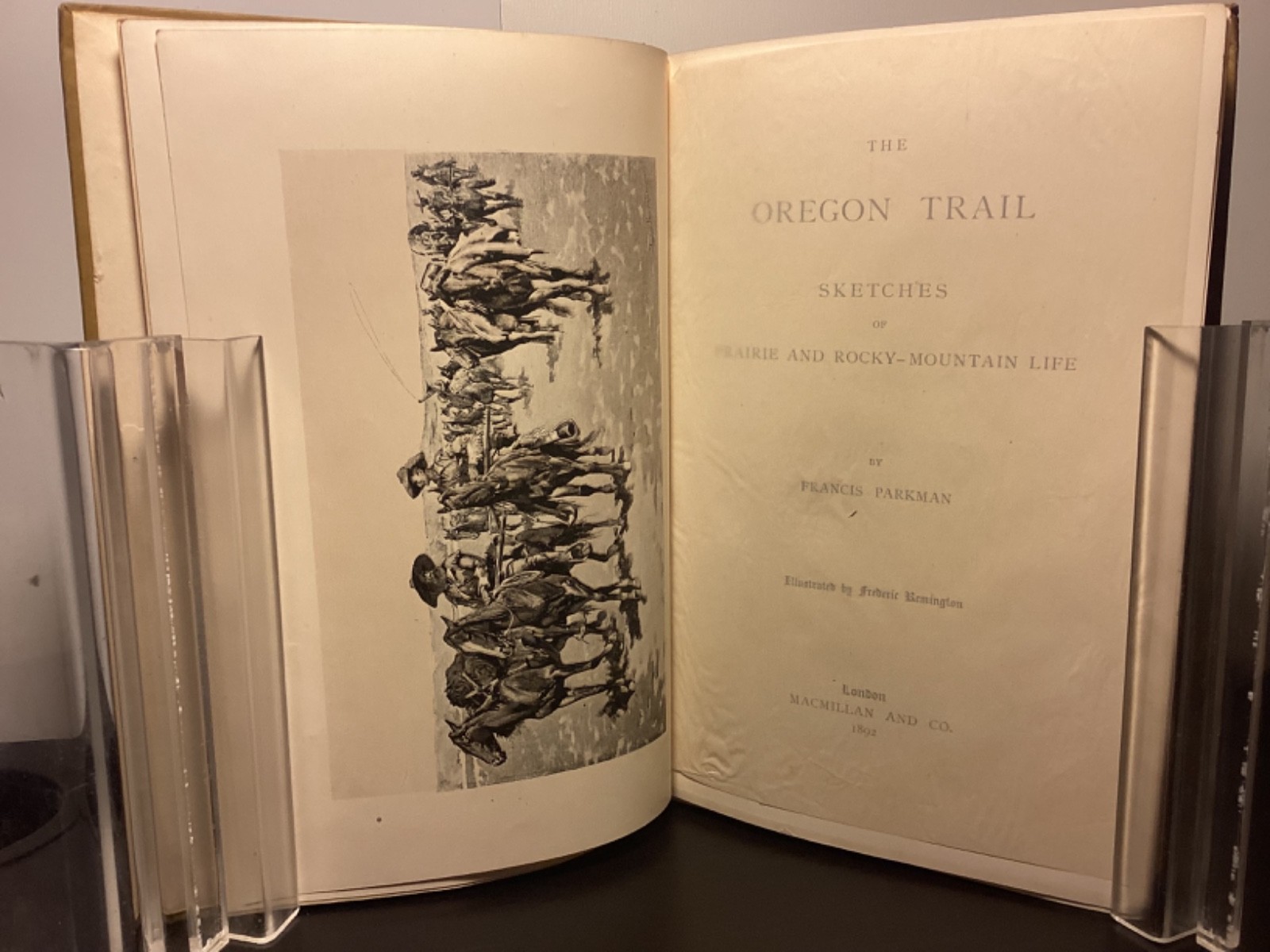1892 The Oregon Trail – Francis Parkman – With Frederic Remington Illustrations