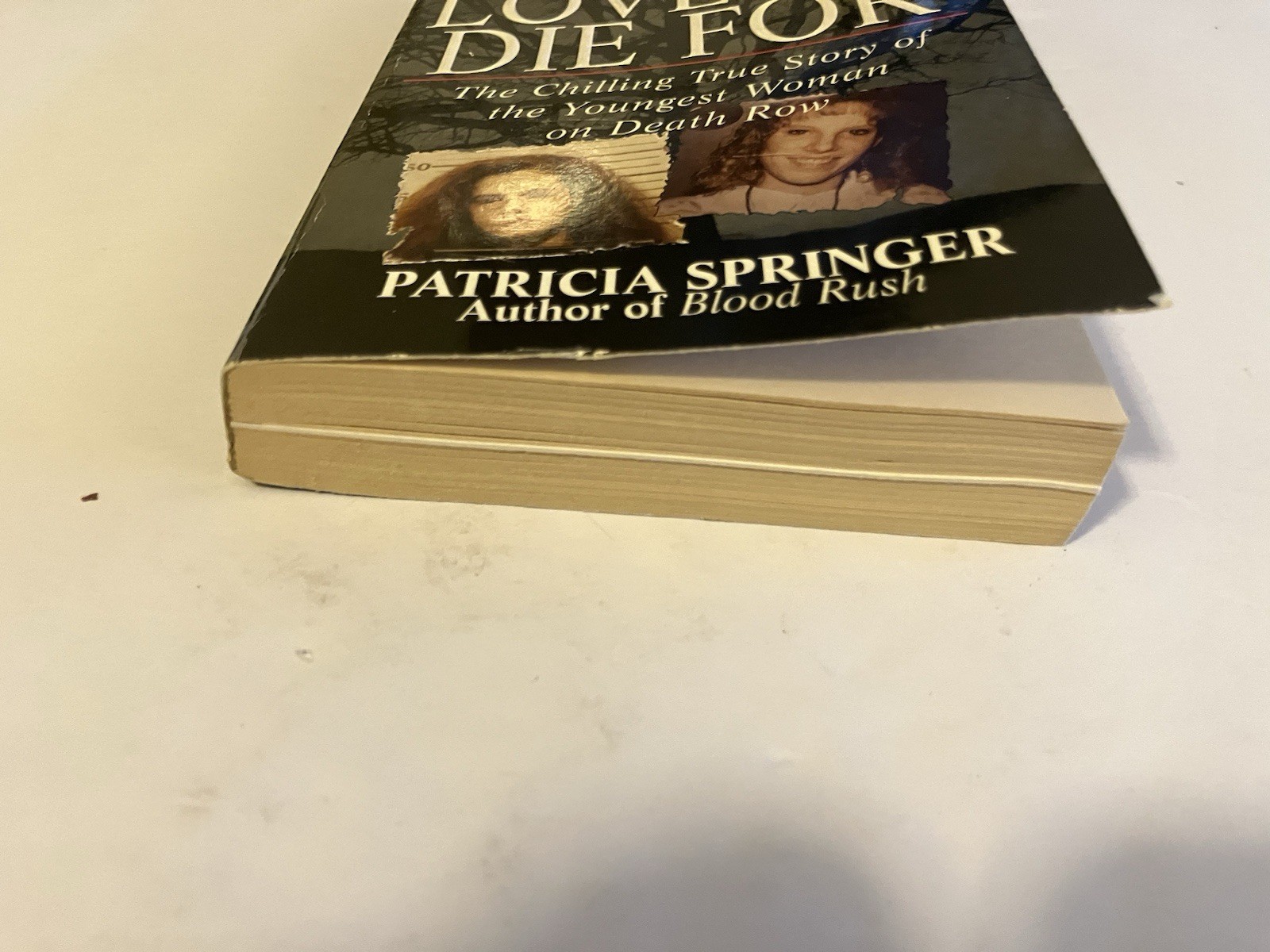 A LOVE TO DIE FOR PATRICIA SPRINGER PB 1ST PINNACLE TRUE CRIME WOMAN DEATH ROW