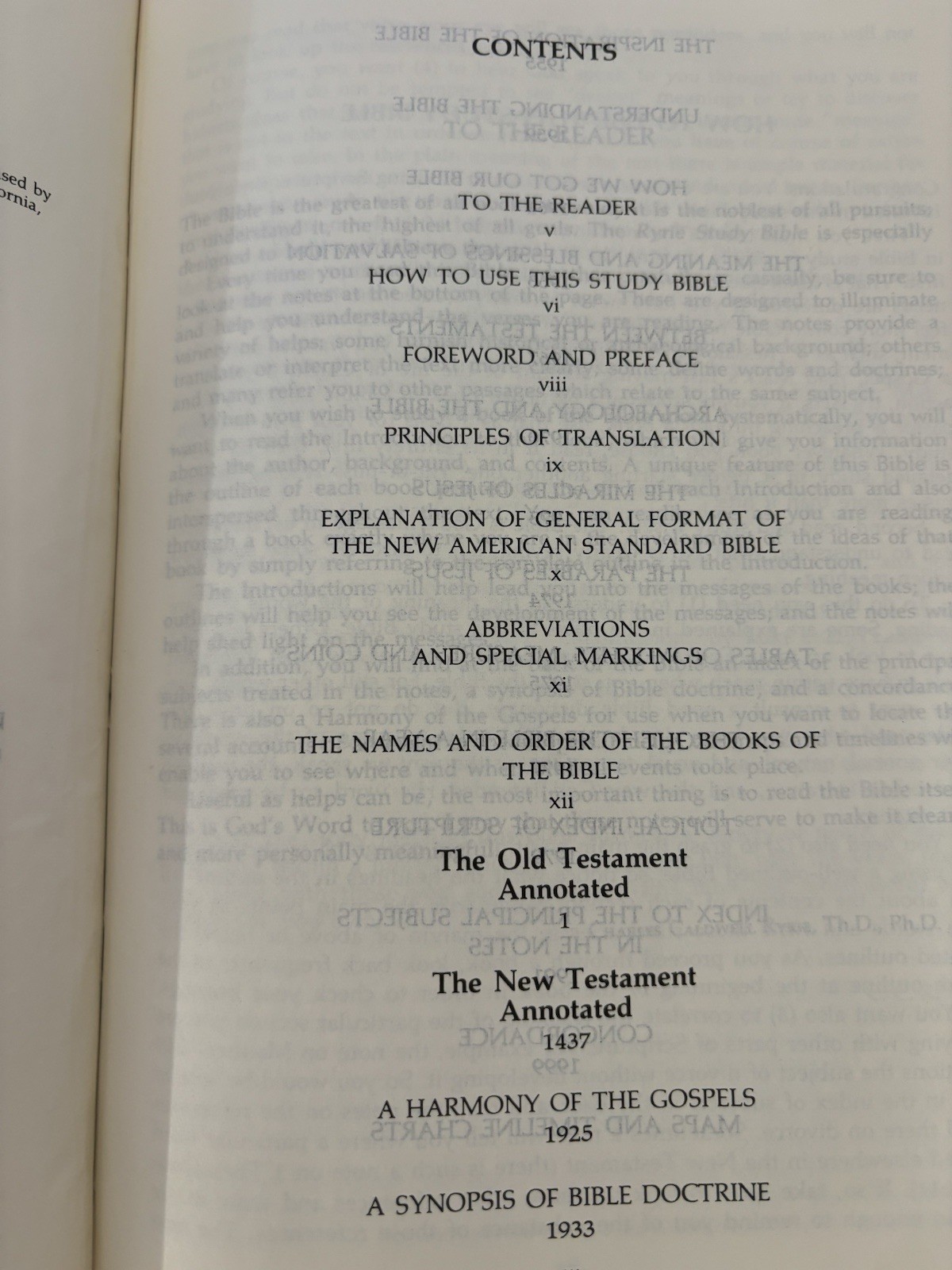 Ryrie Study Bible 1978; NASB 1977 Red; Red Letter; Moody Press