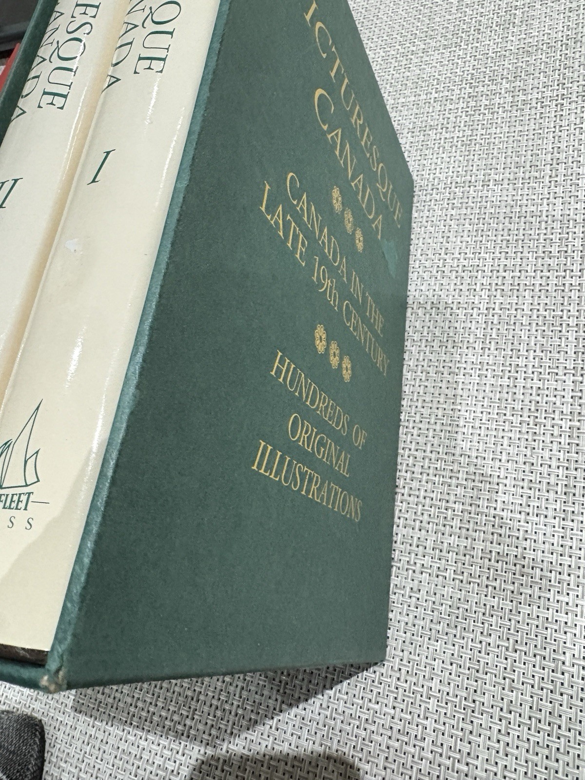 Wellfleet Press Picturesque Canada Volume I & II Illustrated Hardcover Slipcase