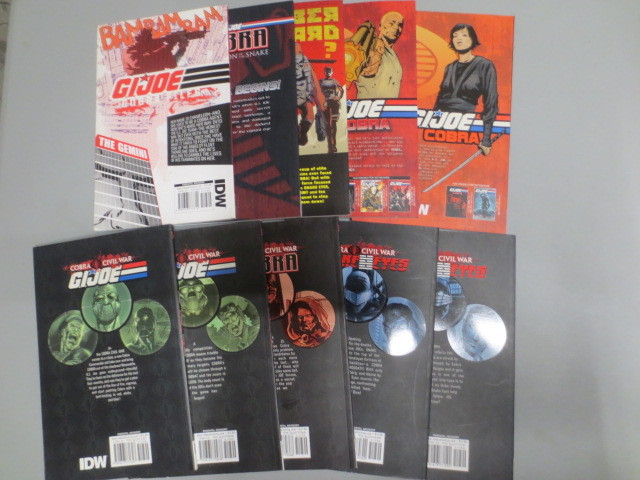 Lot of 10 G.I. Joe / Cobra Paperback