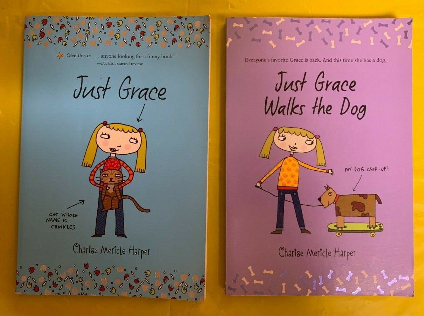 4 Just Grace Chapter books by Charise Harper- 1 HB & 3 paperbacks