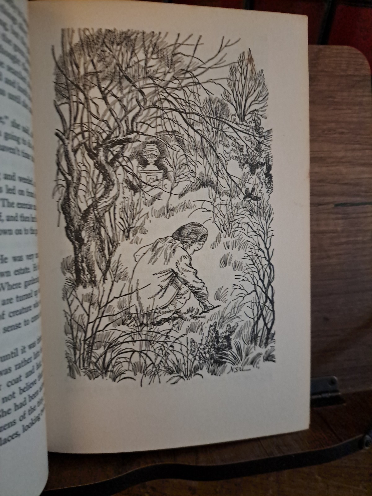 The Secret Garden by Frances Hodgson Burnett HC 1949 free ship
