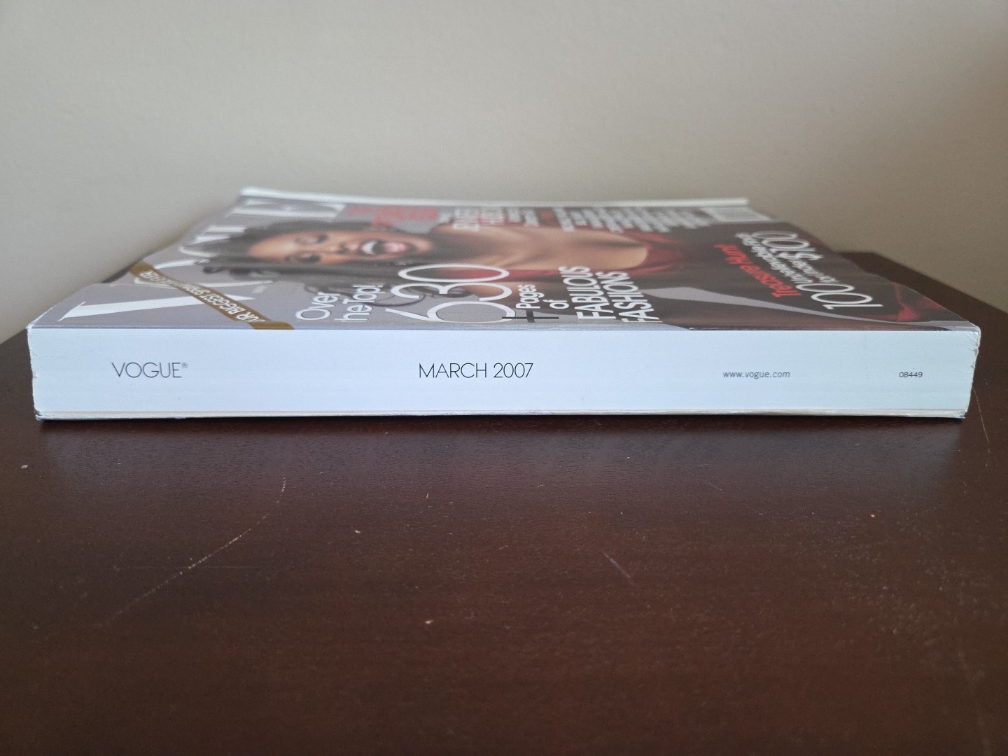 2007 VOGUE Magazine Jennifer Hudson Cover 637 Pages March 2007 Fashion Power