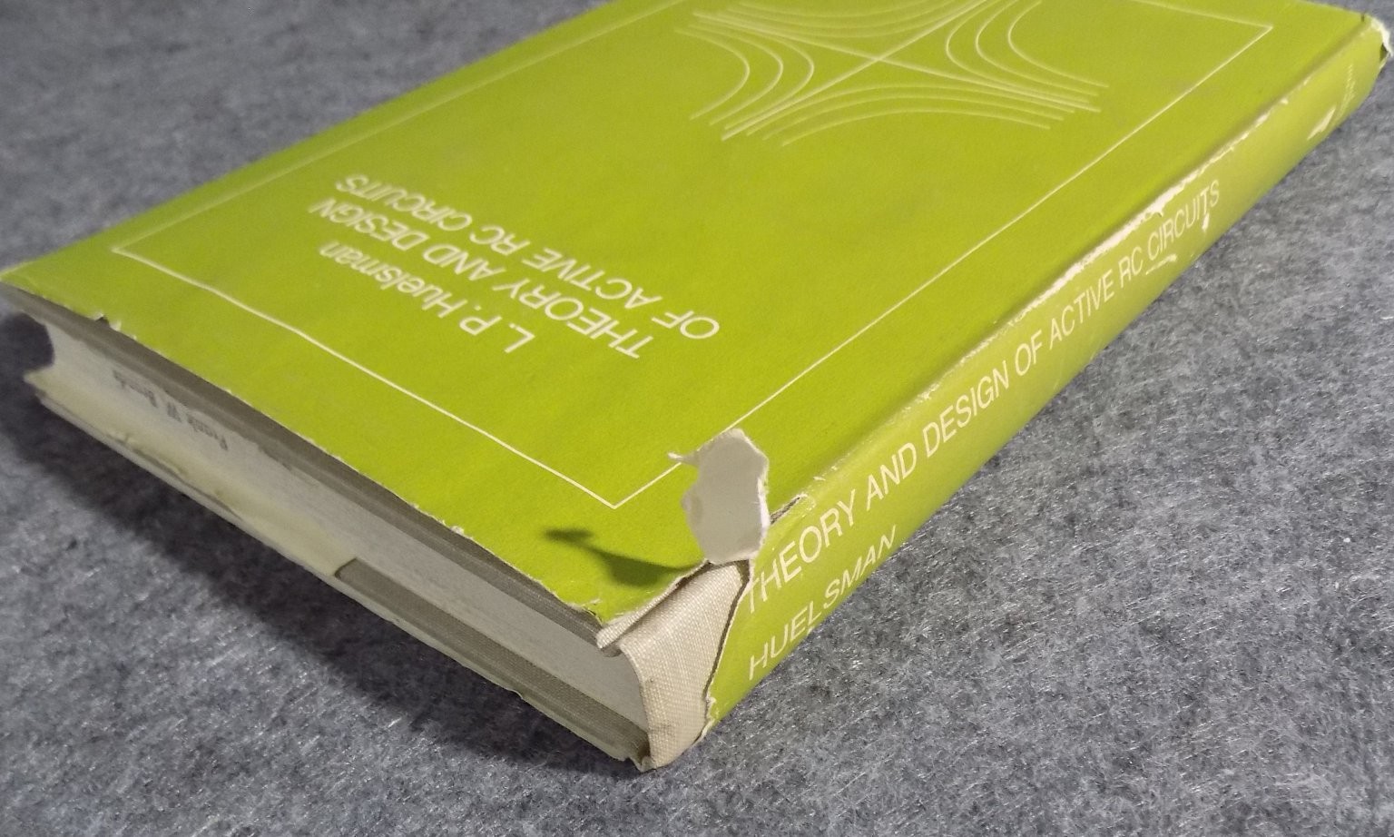 Vintage Theory & Design Active RC Circuits Huelsman 1968 McGraw-Hill Electrical