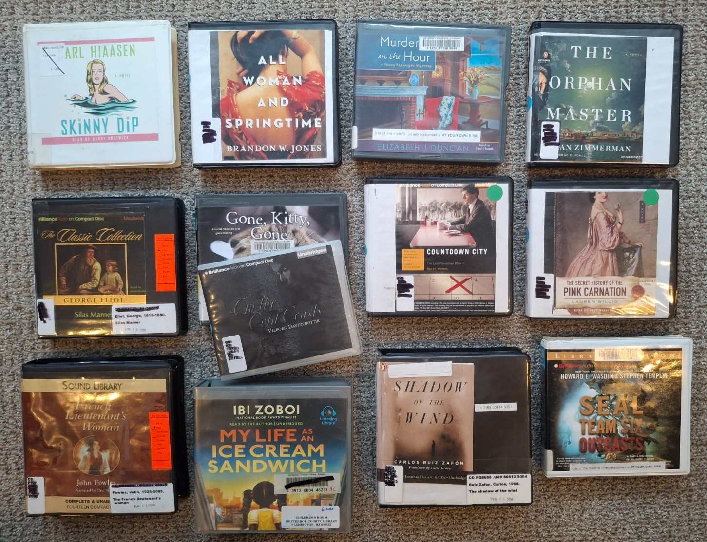 Mixed Lot of 13 Books on CD Audiobooks Best Selling Authors and Titles