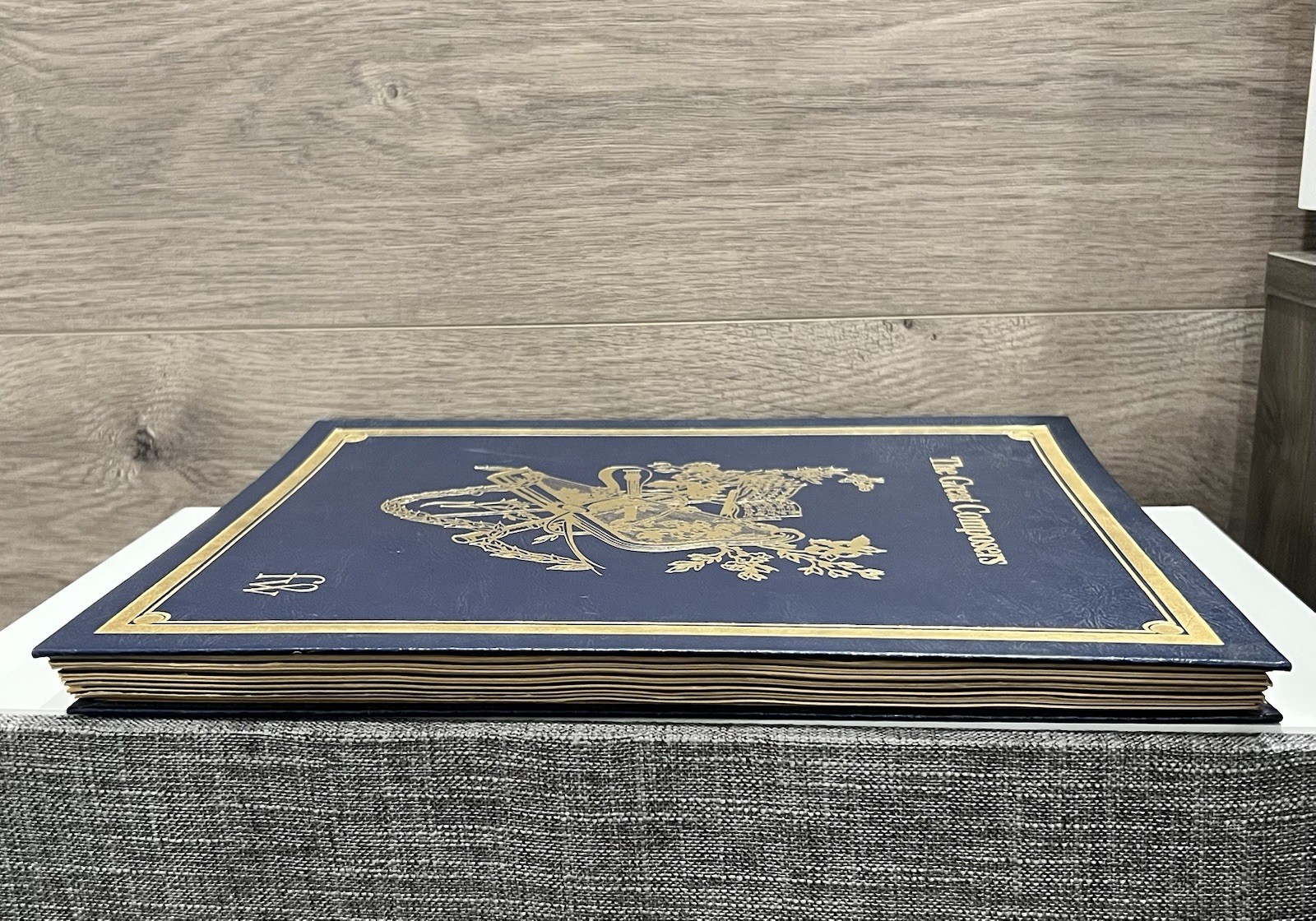 The Great Composers Funk and Wagnalls, INC w/Old World Photos Hardcover 12.25”