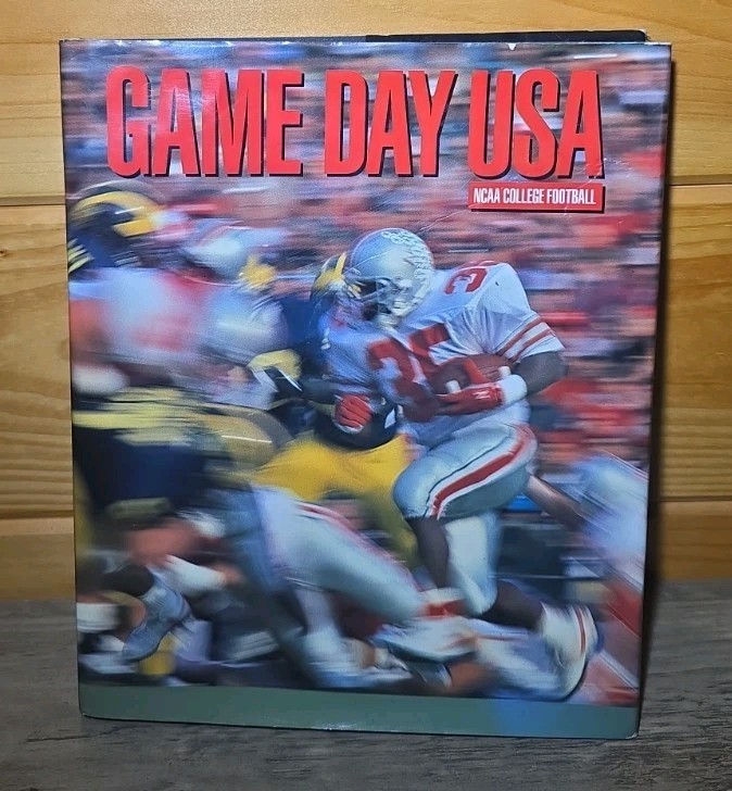 Game Day USA – NCAA College Football Book by Frank Conroy (1990 Hardcover)