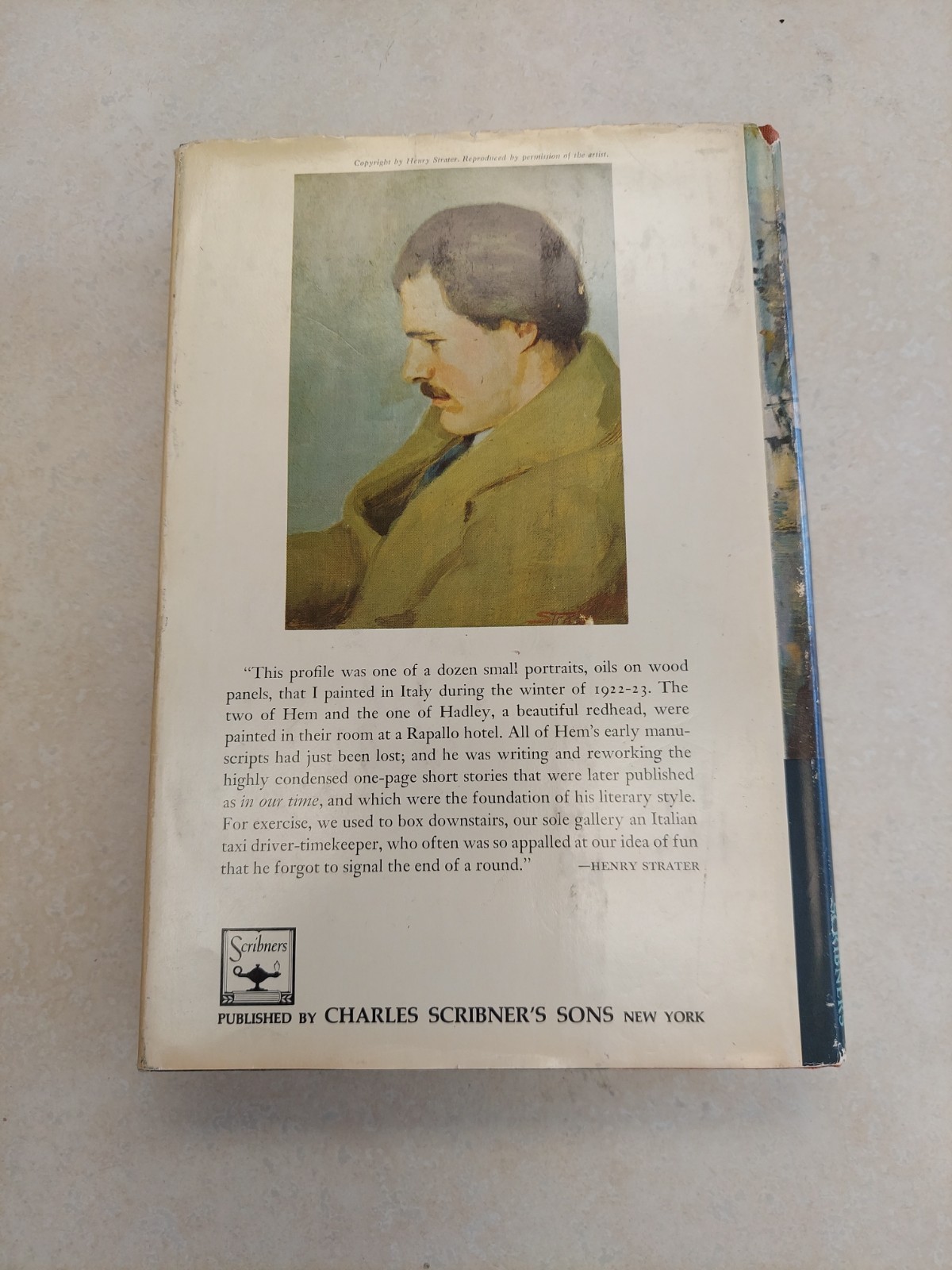 1964 A MOVEABLE FEAST ERNEST HEMINGWAY FIRST EDITION 2ND PRINTING