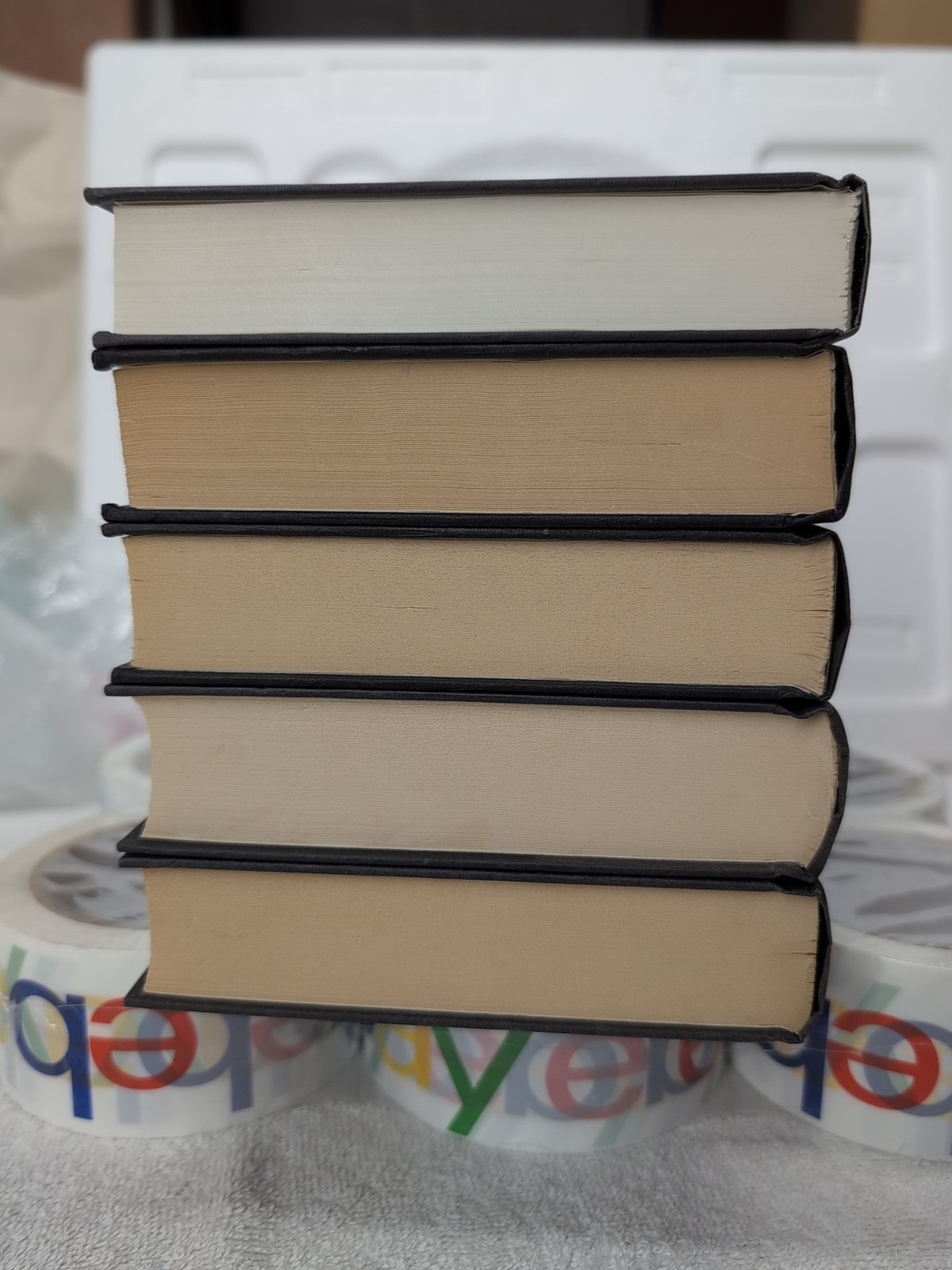 5 Vols!! DUNE COMPLETE SERIES by Frank Herbert + Custom Mylar ~ DUNE in 5 Vols!!