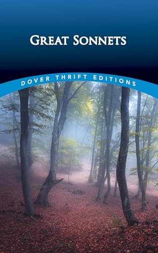 Great Sonnets (Dover Thrift Editions: – Paperback, by Paul Negri – Very Good