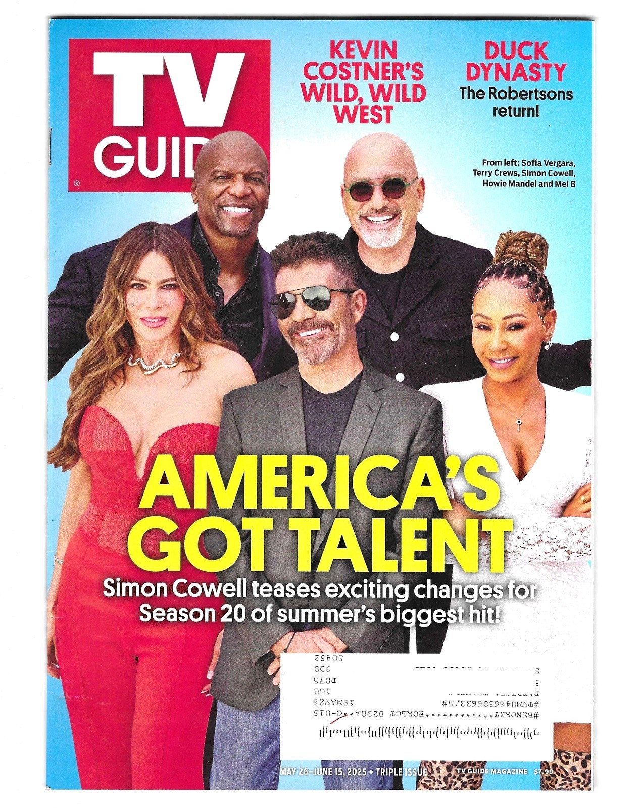TV Guide May 26-June 15 2025 America’s Got Talent