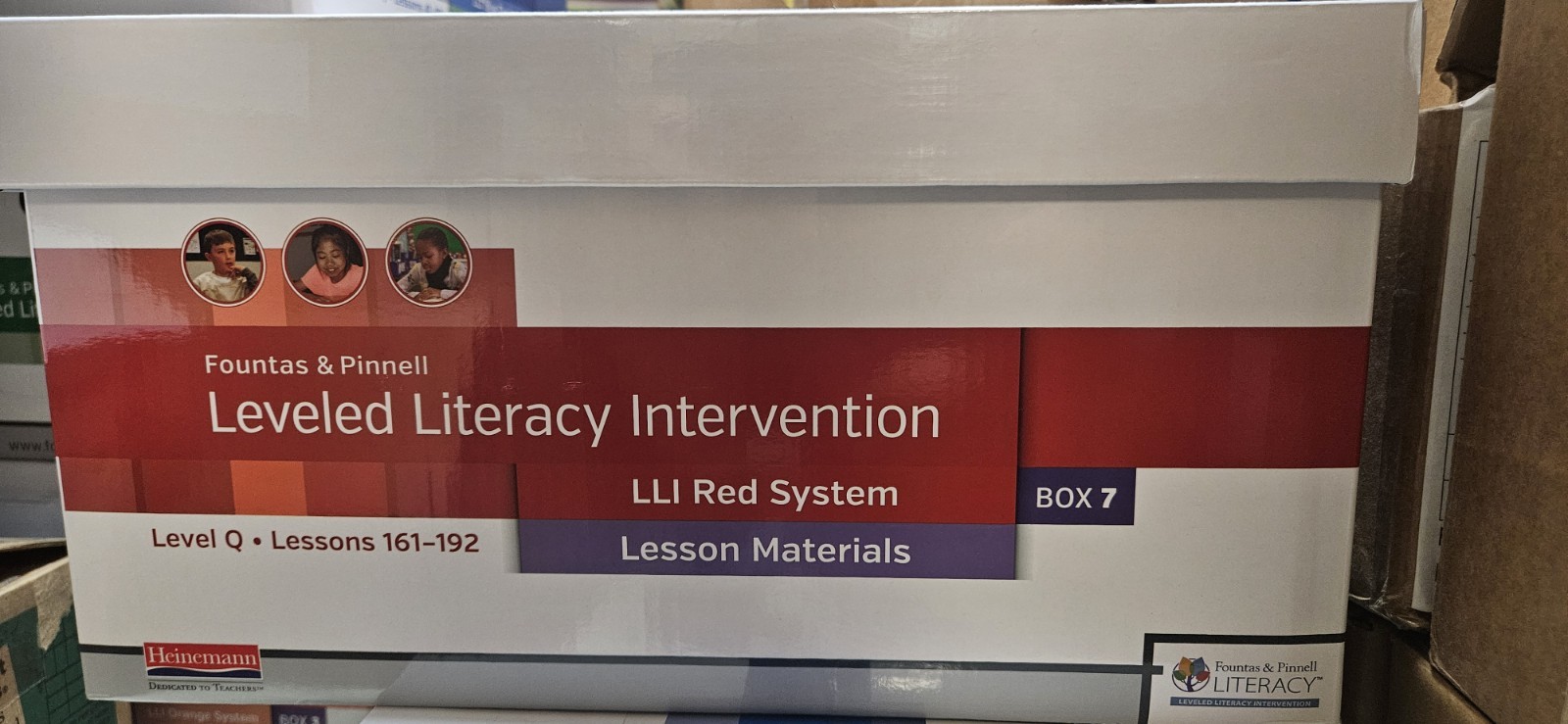 LLI Red Level Teacher Box 7 , LEVEL Q , Lessons 161-192 BRAND NEW