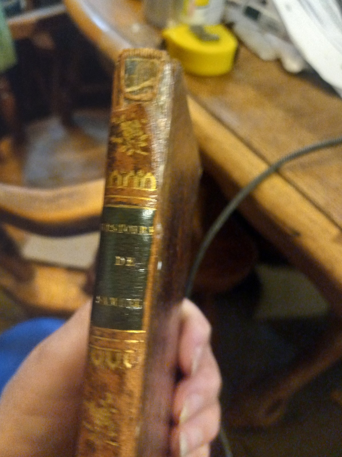 1822 HISTORY BOOK IN FRENCH SIGNED BY MARIO PEDRO ARATA! – HISTOIRE DE SAMUEL